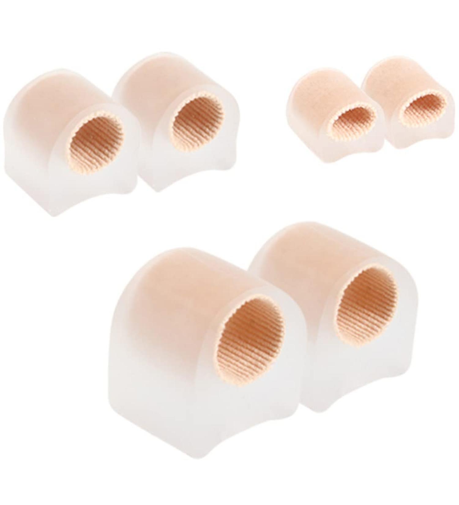 Beavorty Silicone Toe Sleeves Set - 6-Piece Thumb Splint & Toe Spacer Separators for Bunion Correction and Overlapping Toes - Buy Online on GoSupps.com