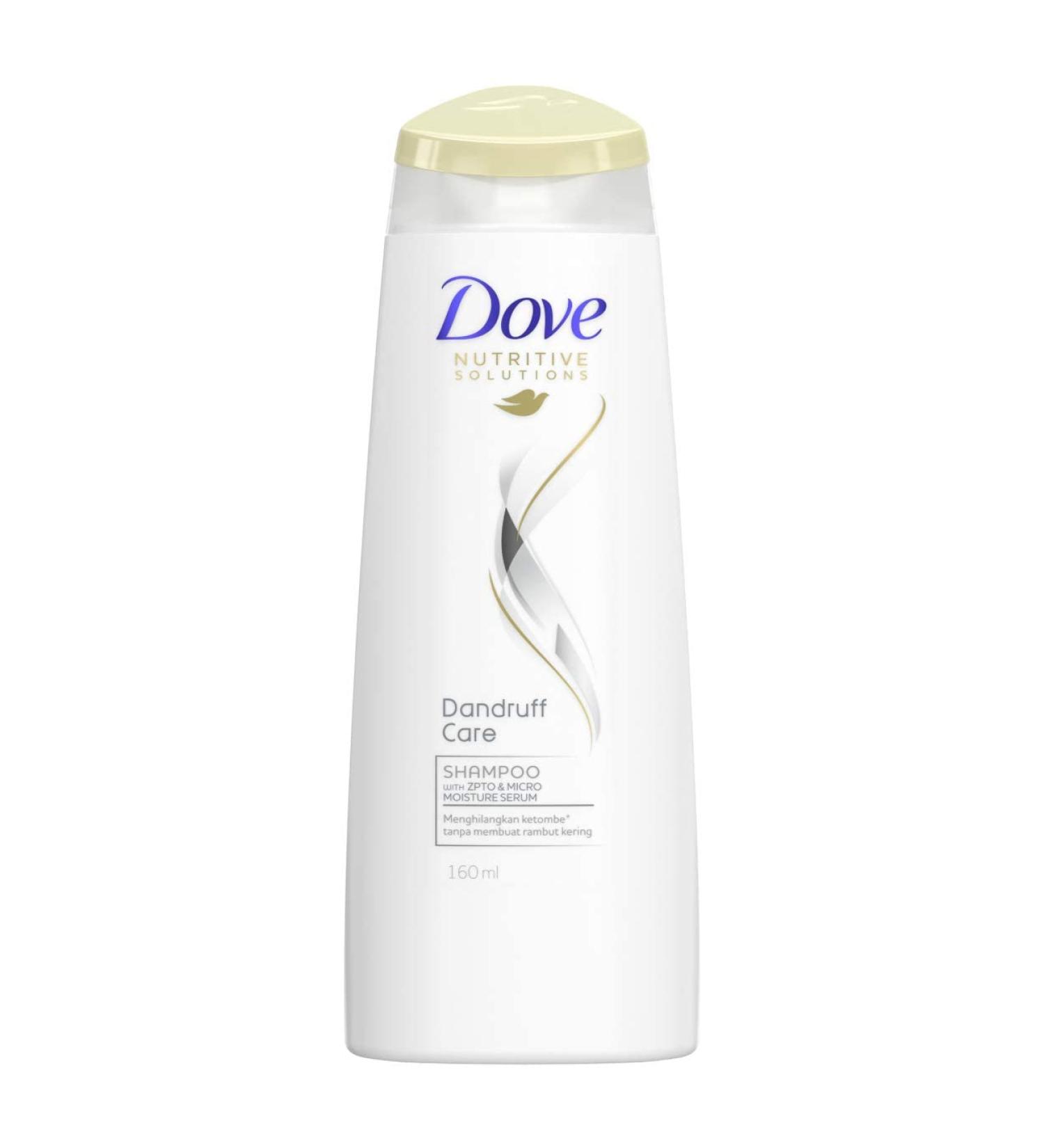 Dove Dandruff Care Shampoo 160 ML - Zinc Pyrithione + Micro Moisture Serum - Stops Dandruff & Itchy Scalp Without Drying Hair - Buy Online on GoSupps.com