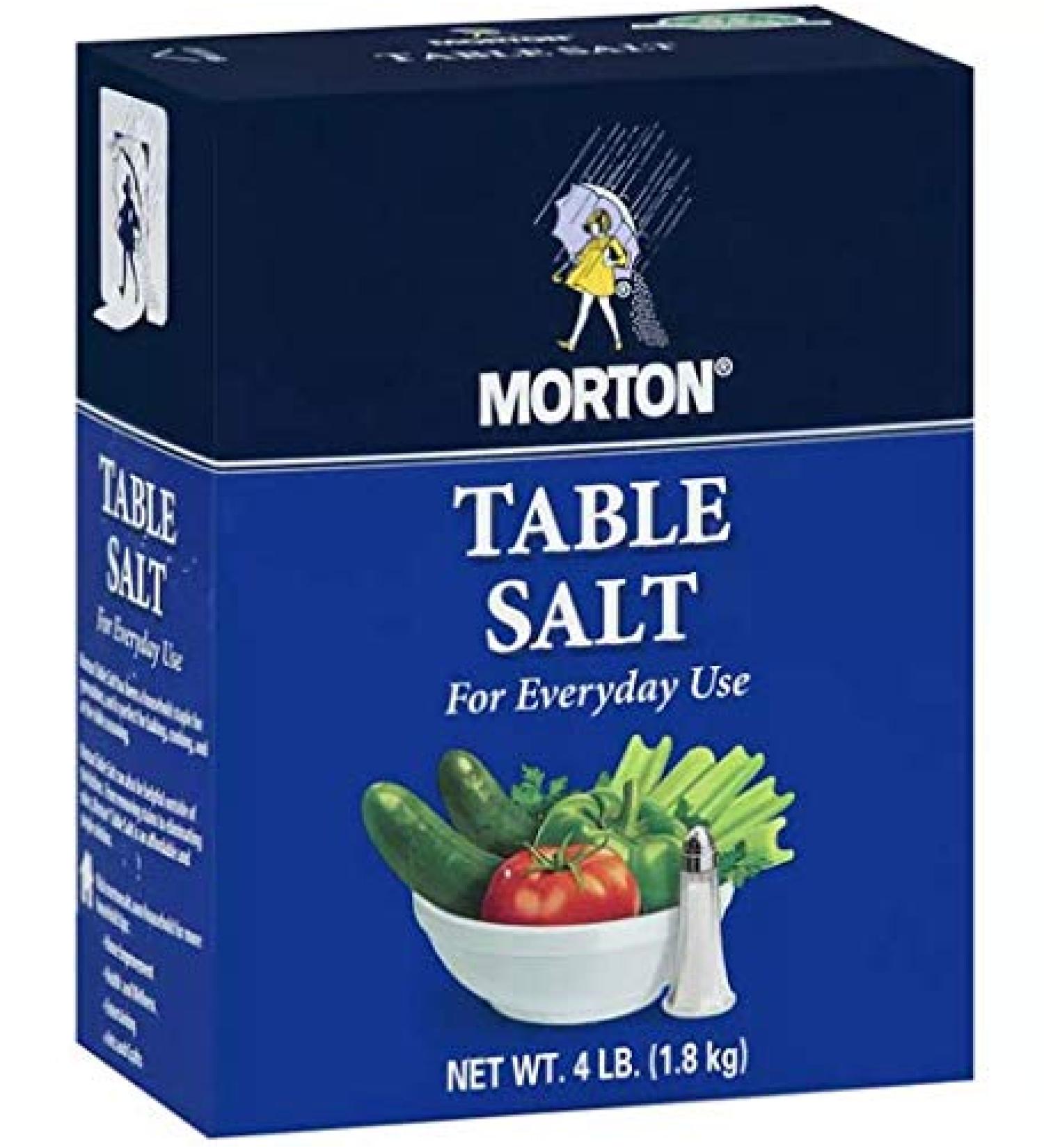 Morton Table Salt, 4 lbs.