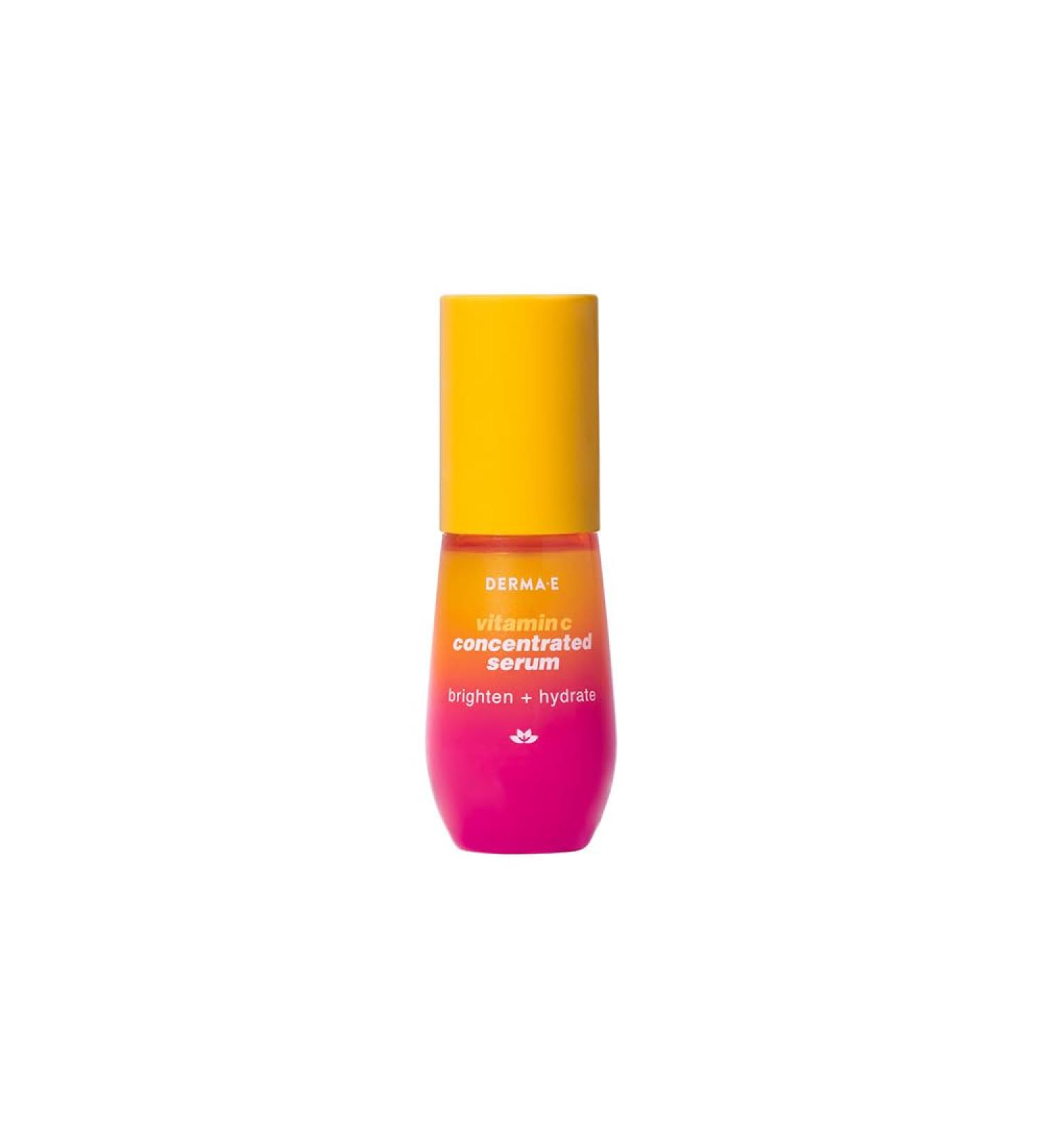 DERMA E Vitamin C Concentrated Serum with Hyaluronic Acid Vitamin E & Aloe All Natural Antioxidant-Rich Concentrated Facial Serum Firming and Brightening Vitamin C Face Serum 1oz - Buy Online on GoSupps.com