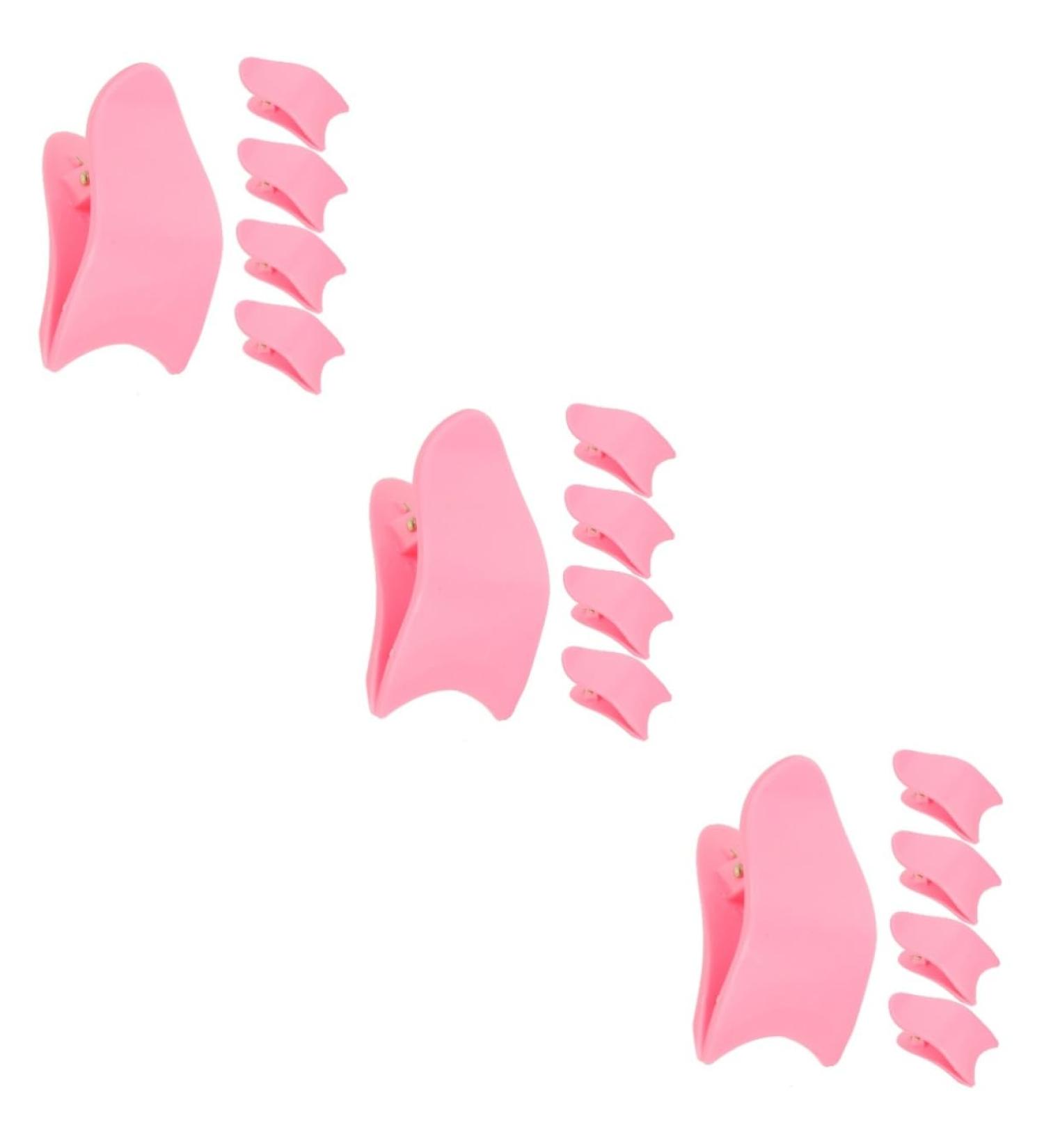 FRCOLOR 15 Pcs False Eyelash Tools Set - Mascara Clips Tweezers & Comb - Pink Makeup Essentials for Perfect Lashes - Buy Online on GoSupps.com