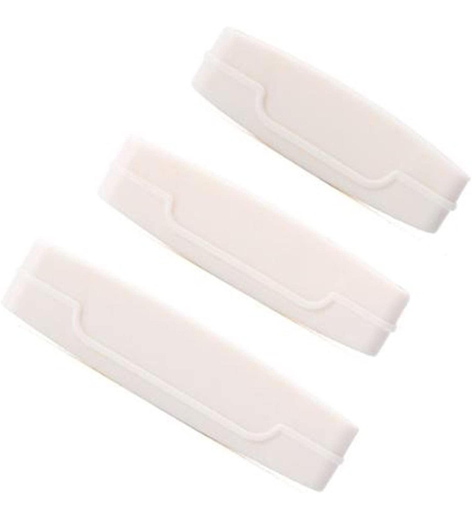 U-M 3 Pcs Toothpaste Dispenser Tube Squeezer Holder Toothpaste Clips Tubular Squeezer for Bathroom Durable Design as shown