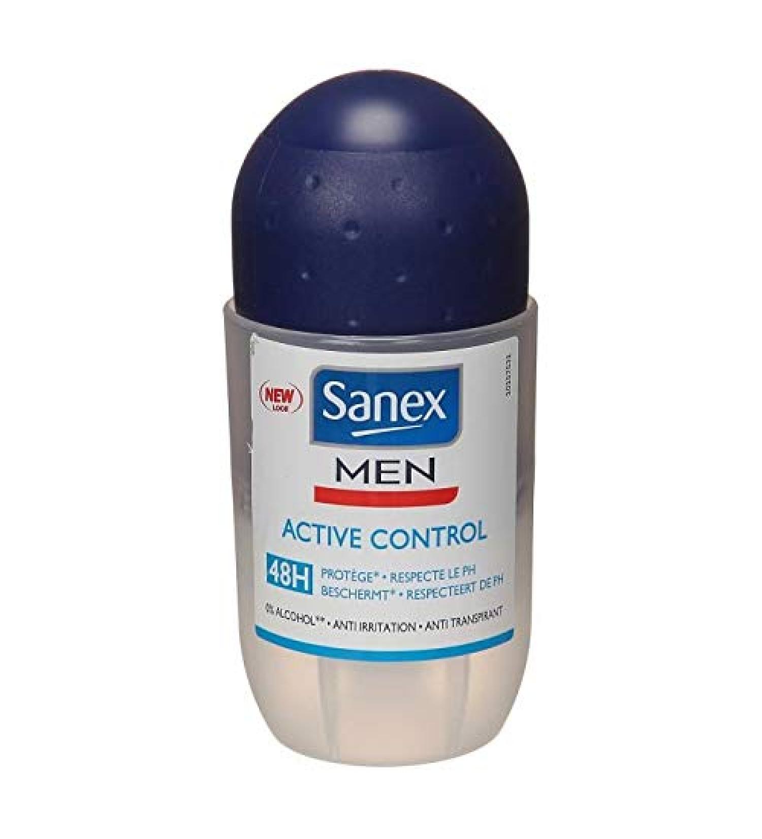 SANEX Active Control Men's Deodorant - Roll-on - 250 ml