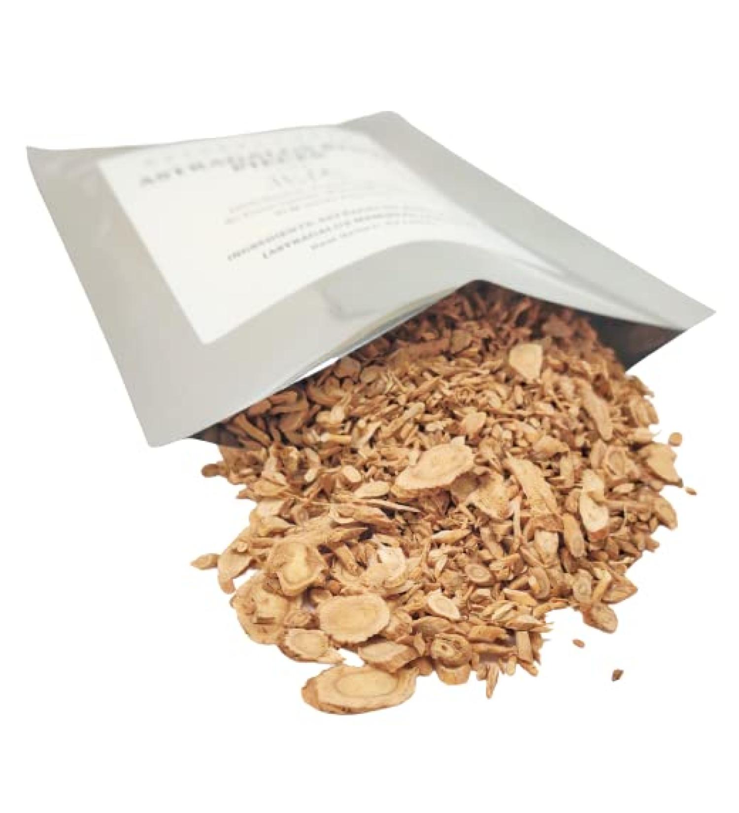 Astragalus Root Pieces 100g - Astragalus Membranaceus - Radix Astragali - Huang Qi - Membranous Milkvetch Root - - - Non GMO - Vegan - No Preservatives or Additives - 100% Natural - Buy Online on GoSupps.com