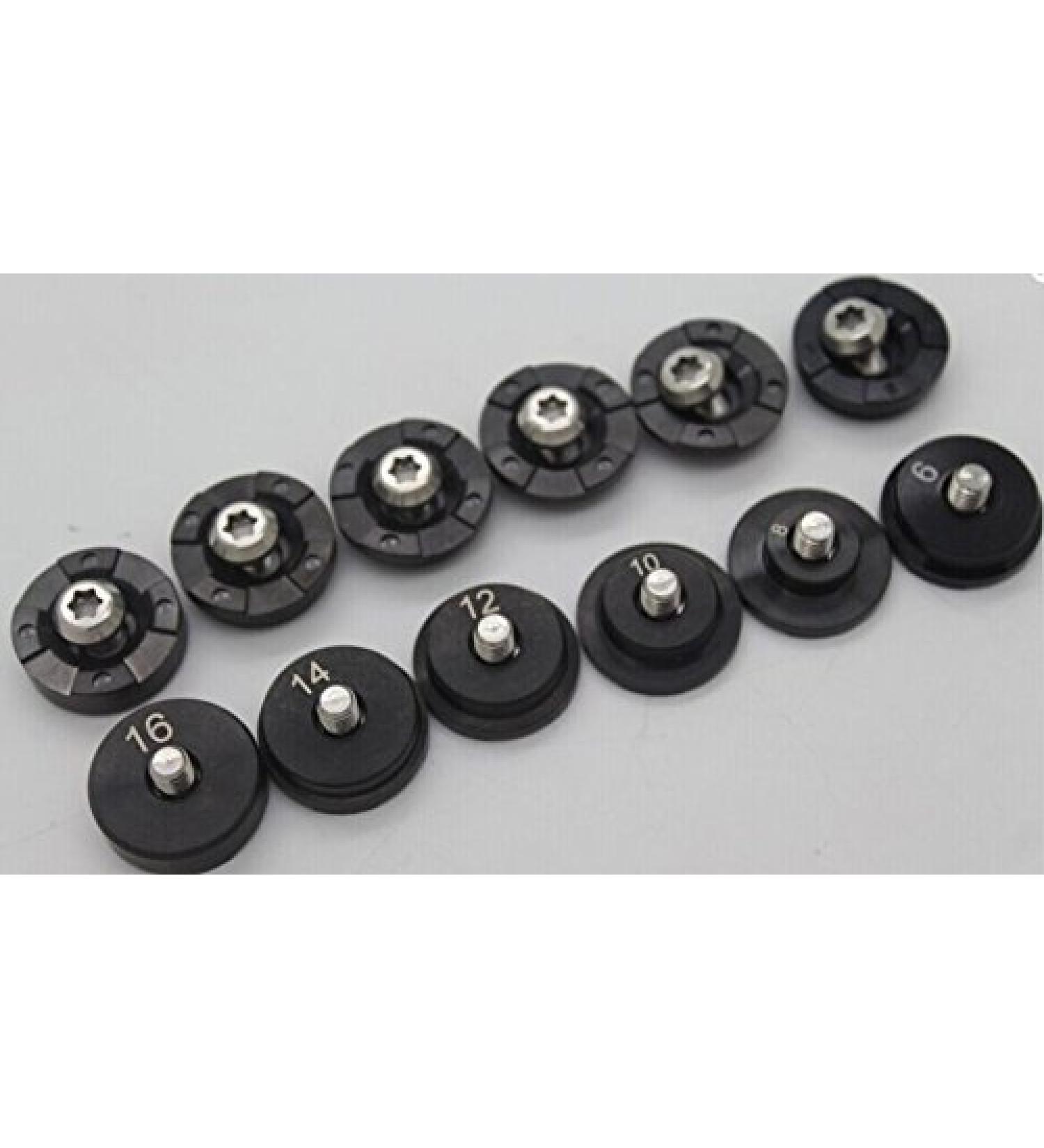 6X Golf Weights Screw for Ping G30 Driver Head - Set of 6g, 8g, 10g, 12g, 14g, 16g Options - Buy Online on GoSupps.com