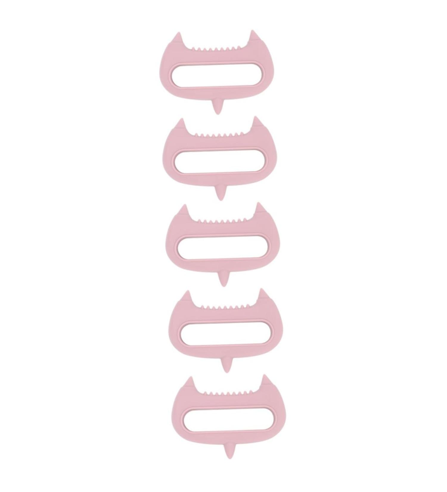 Fomiyes 5-in-1 Acupuncture Massage Device - Hand Massager for Scalp & Neck Relief | Pebble Gel Pink - Buy Online on GoSupps.com