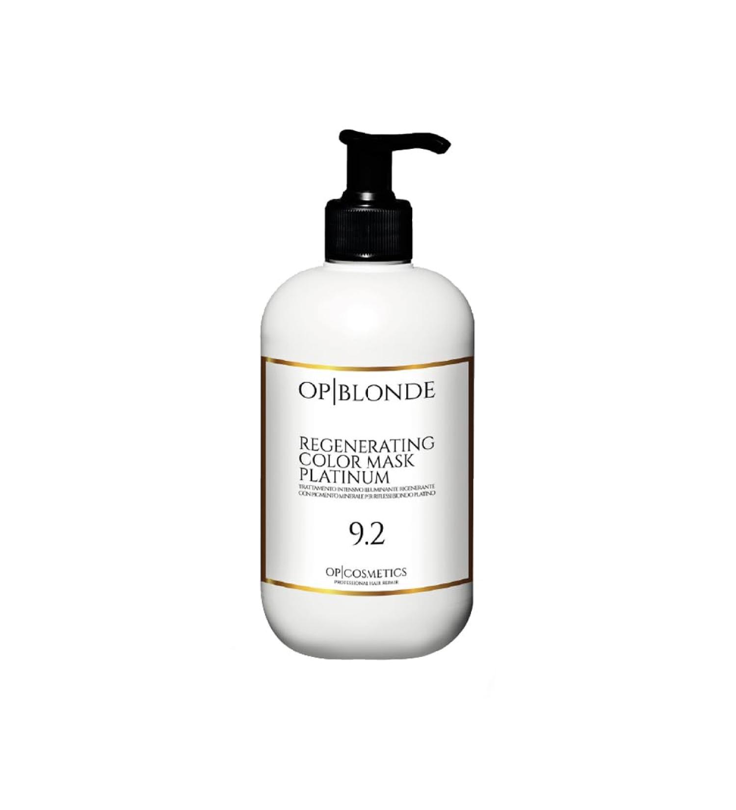 OP|BLONDE REGENERATING COLOR MASK PLATINIUM 9.2 250ml hair mask revives color professional illuminating treatment for platinum blonde hair for dyed or natural hair - Buy Online on GoSupps.com