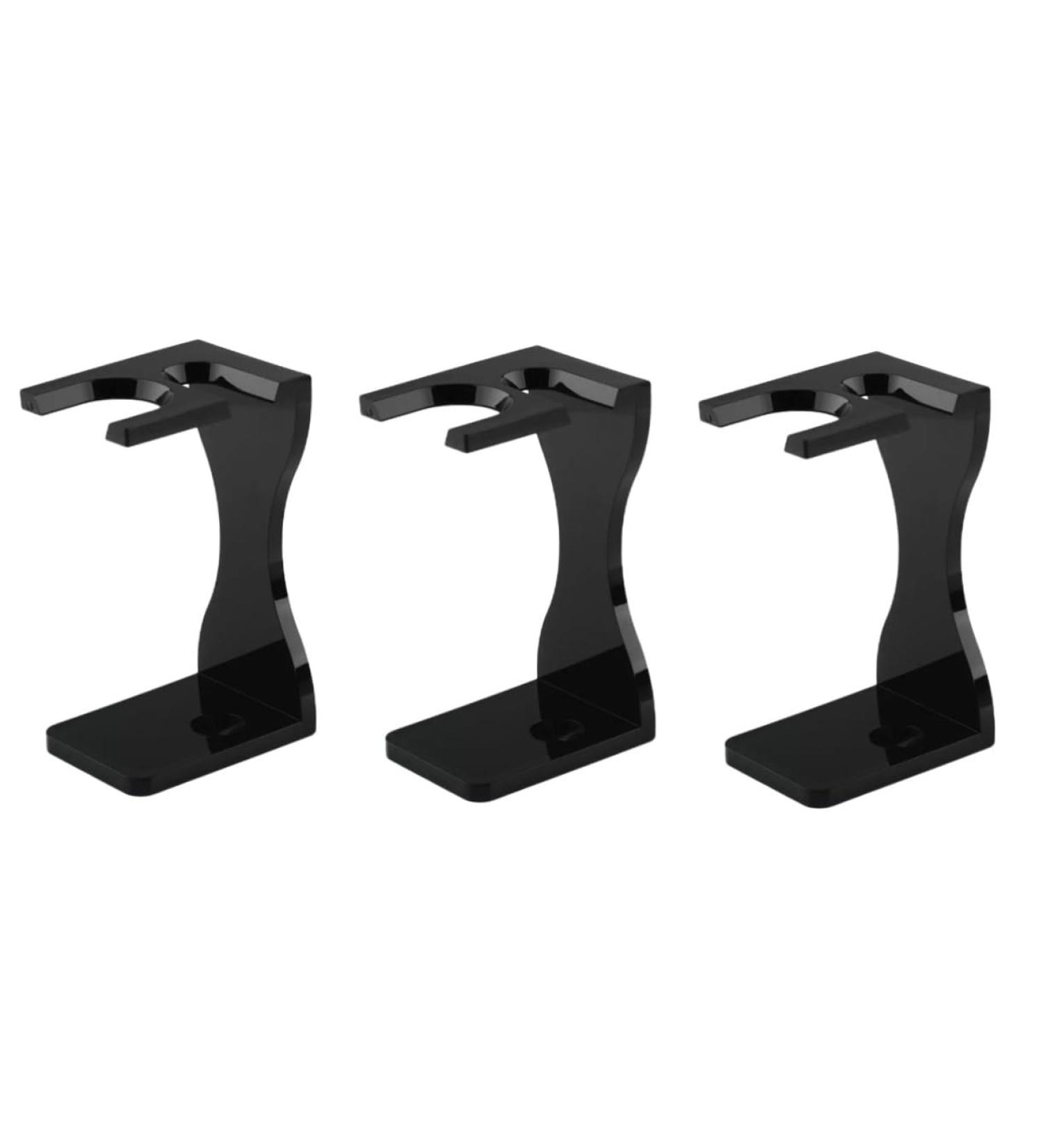 Angoily 3-Piece Beard Brush Holder Set - Stylish Acrylic Organizer for Man's Bathroom & Toilet Paper Storage - Buy Online on GoSupps.com