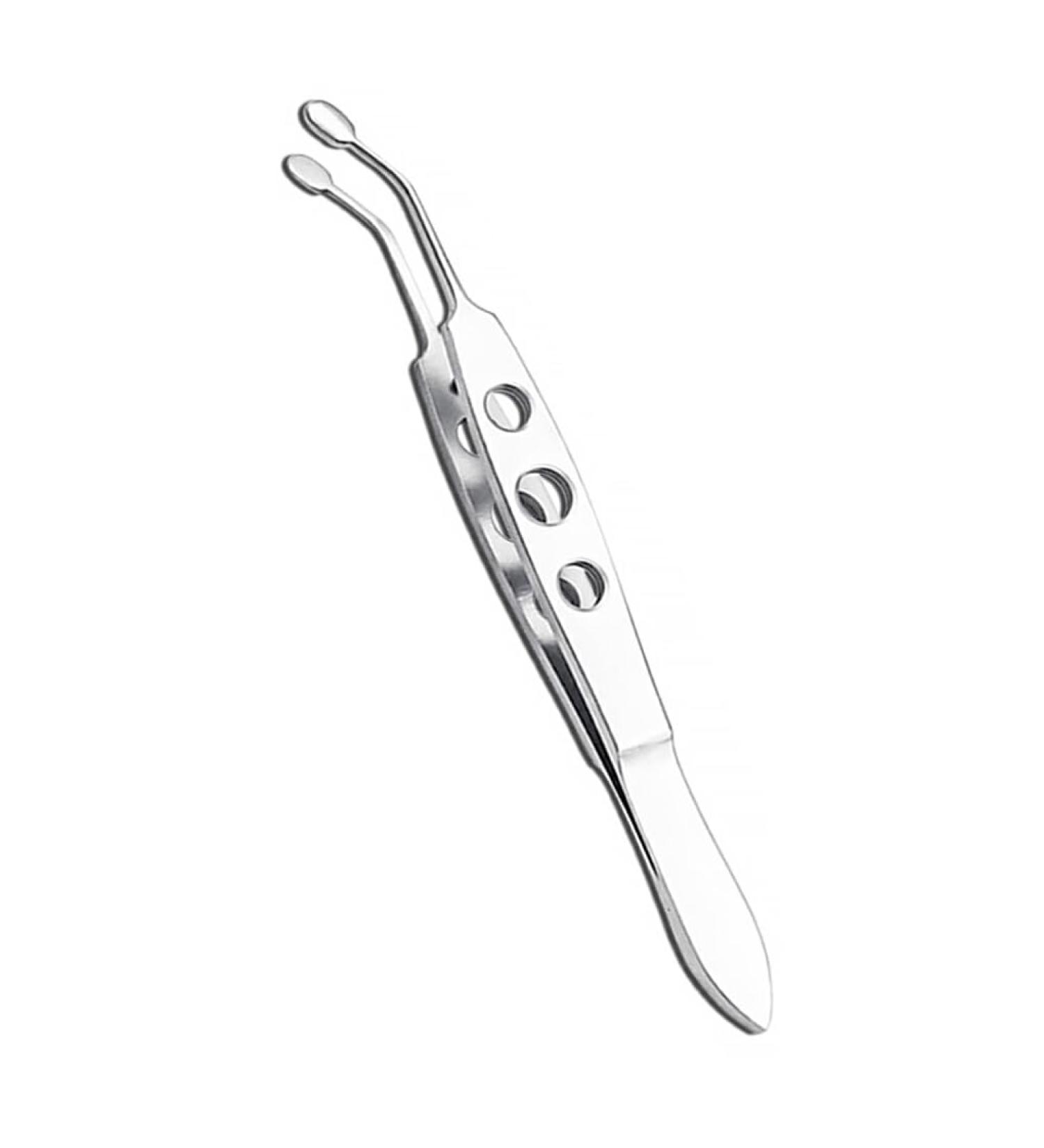 dijiusidy Eyelid Precision Tweezers Eye Clogging Removal Cleaning Clamps Portable Facial Tools with Non-Slip Handle Cosmetics Salon Small Rectangle Tip - Buy Online on GoSupps.com