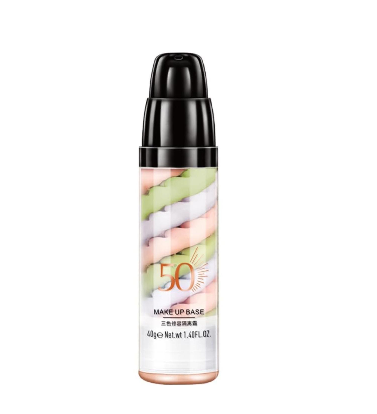 Allbestaye Makeup Base Cream Base Primer Concealer Face Concealer Pink Green Purple - Buy Online on GoSupps.com
