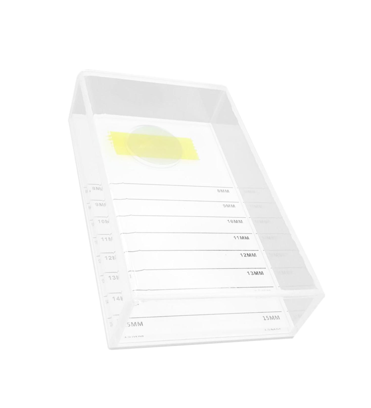 Premium Box Eyelash Storage - Clear Tray & Handheld Mirror | Floral Lash Holder & Extension Pallet - Buy Online on GoSupps.com