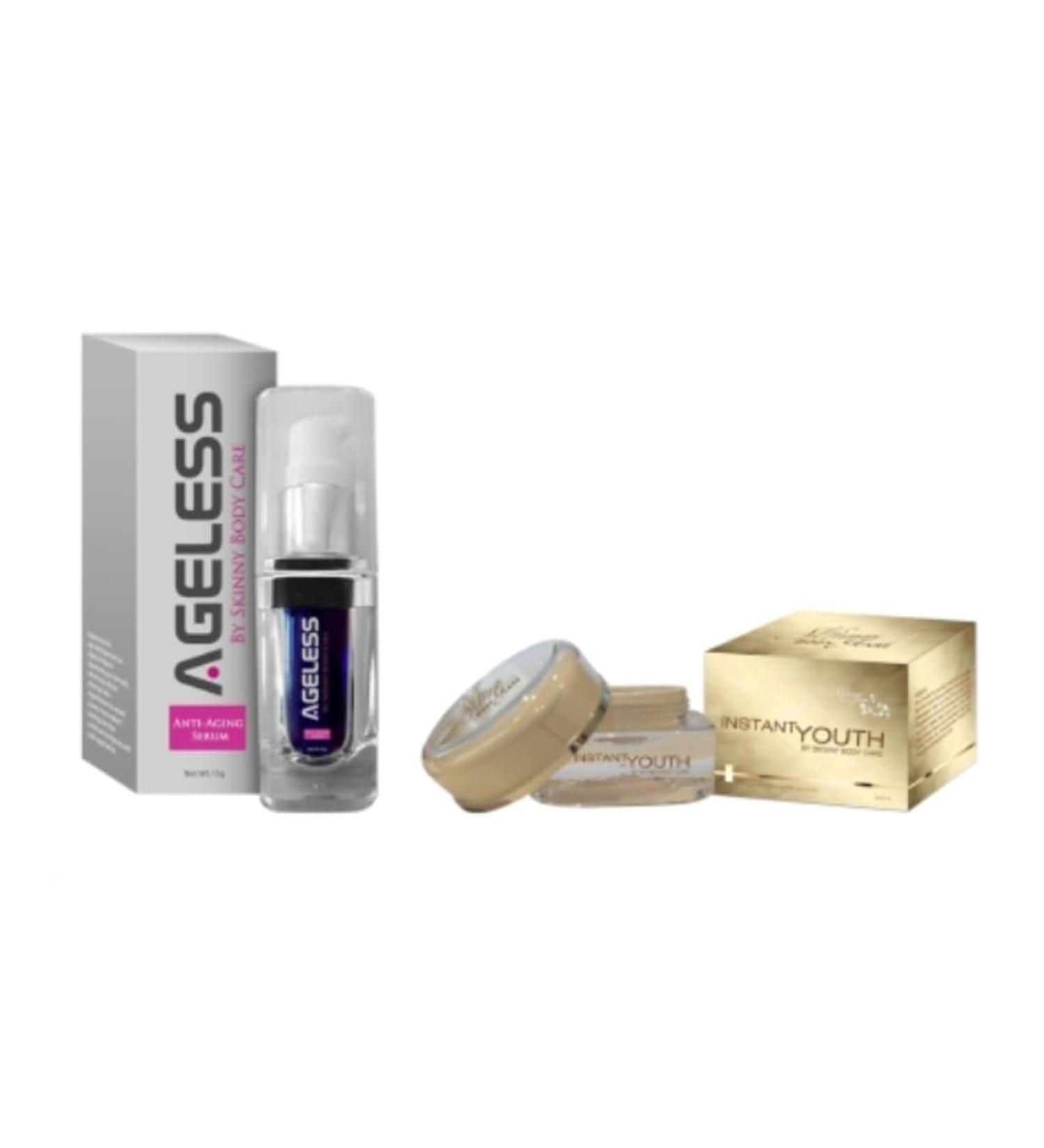 Livegood Instant Youth & Valentus Ageless Anti-Aging Face Serum Set - Best Internationally Shipped Skincare - Buy Online on GoSupps.com