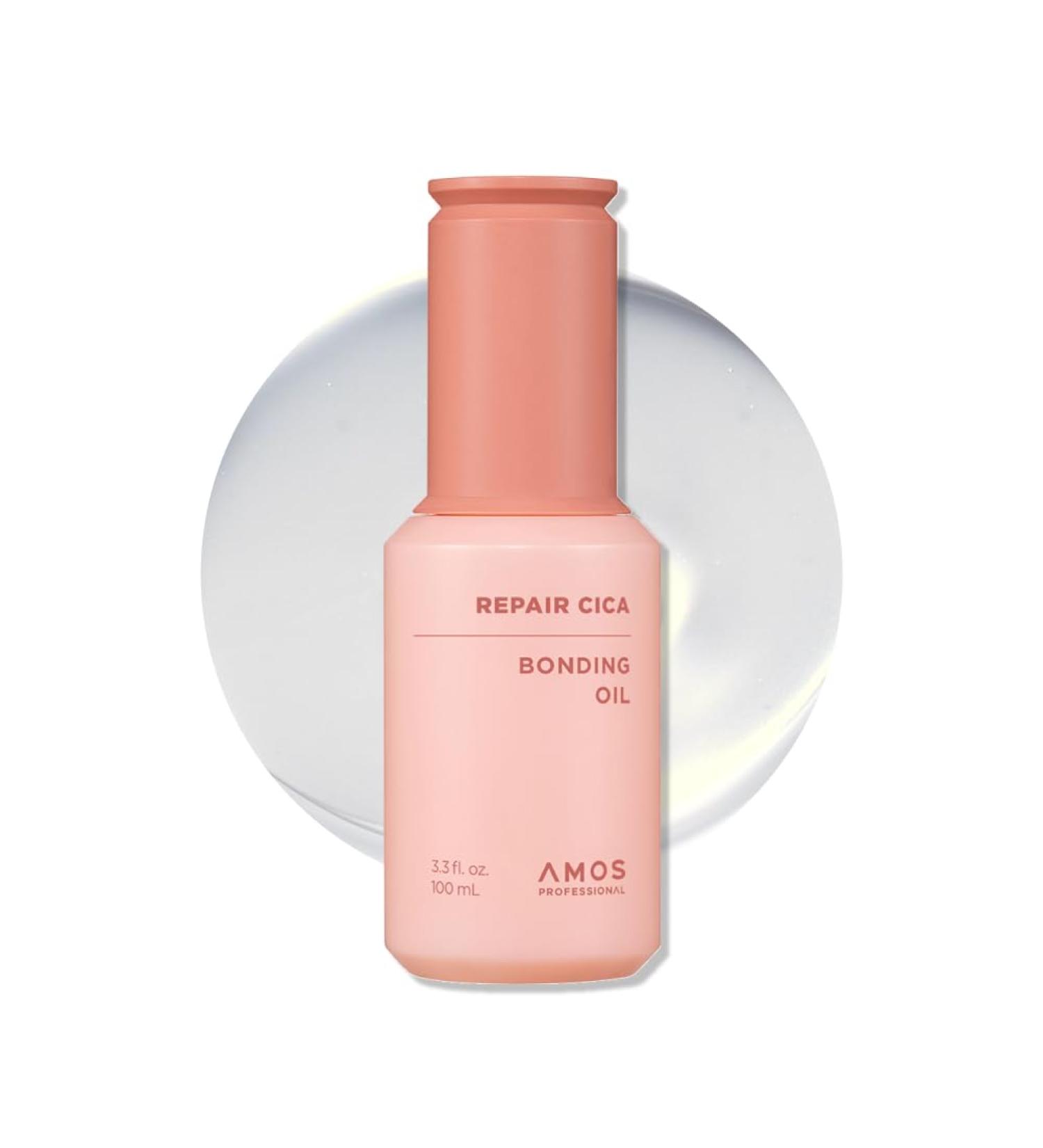 AMOS PROFESSIONAL Cica Bonding Hair Oil - Repair Split Ends & Breakage Deep Nourishing Shine Boost 3.3 fl. oz | International Shipping Available - Buy Online on GoSupps.com