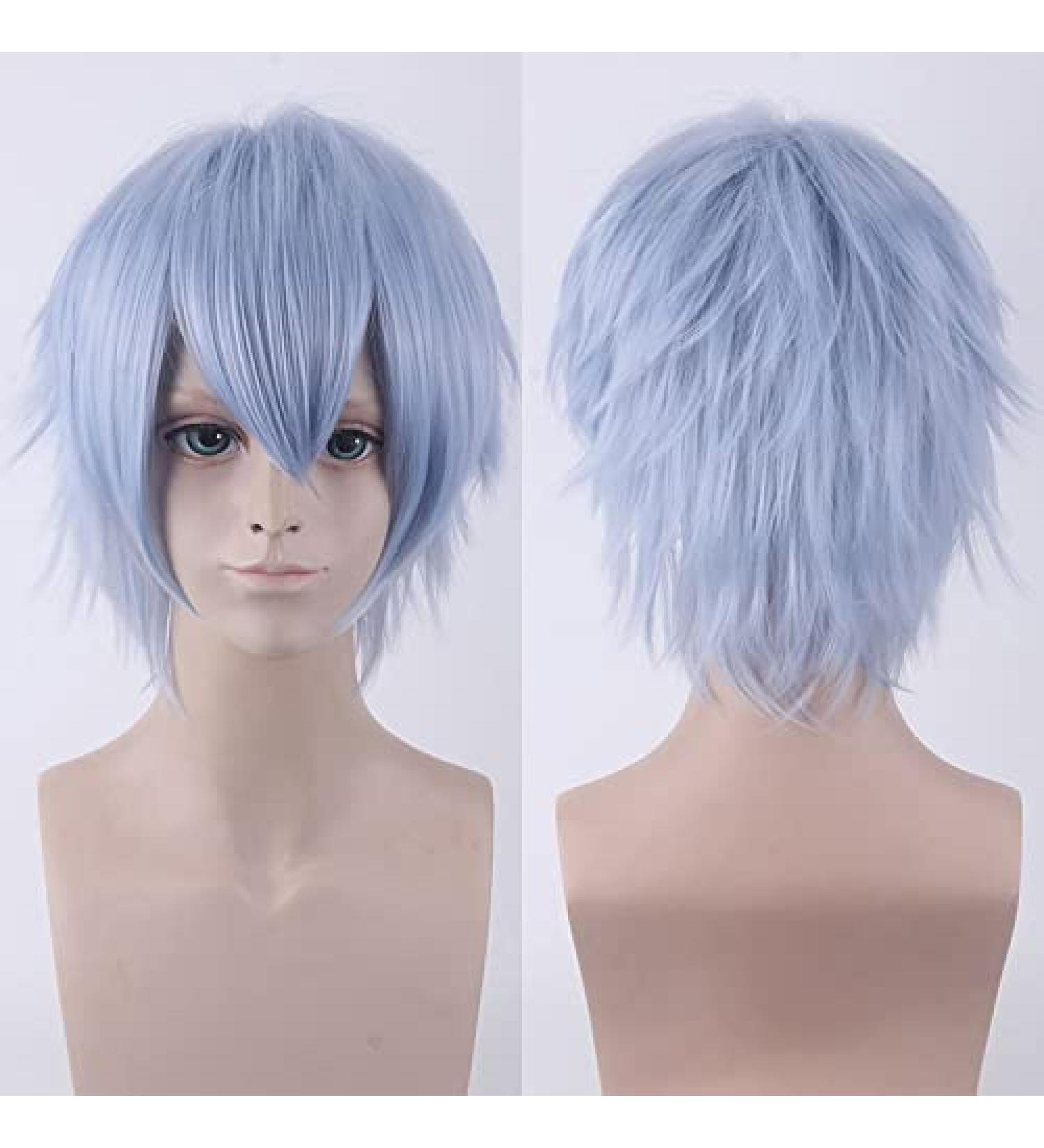 Halloween Fashion Christmas Party Dress Up WIG 30cm Universal Cos Wig Anti Curling Face Short Hair Multicolore Option Hairy Style Couleur: 002-52