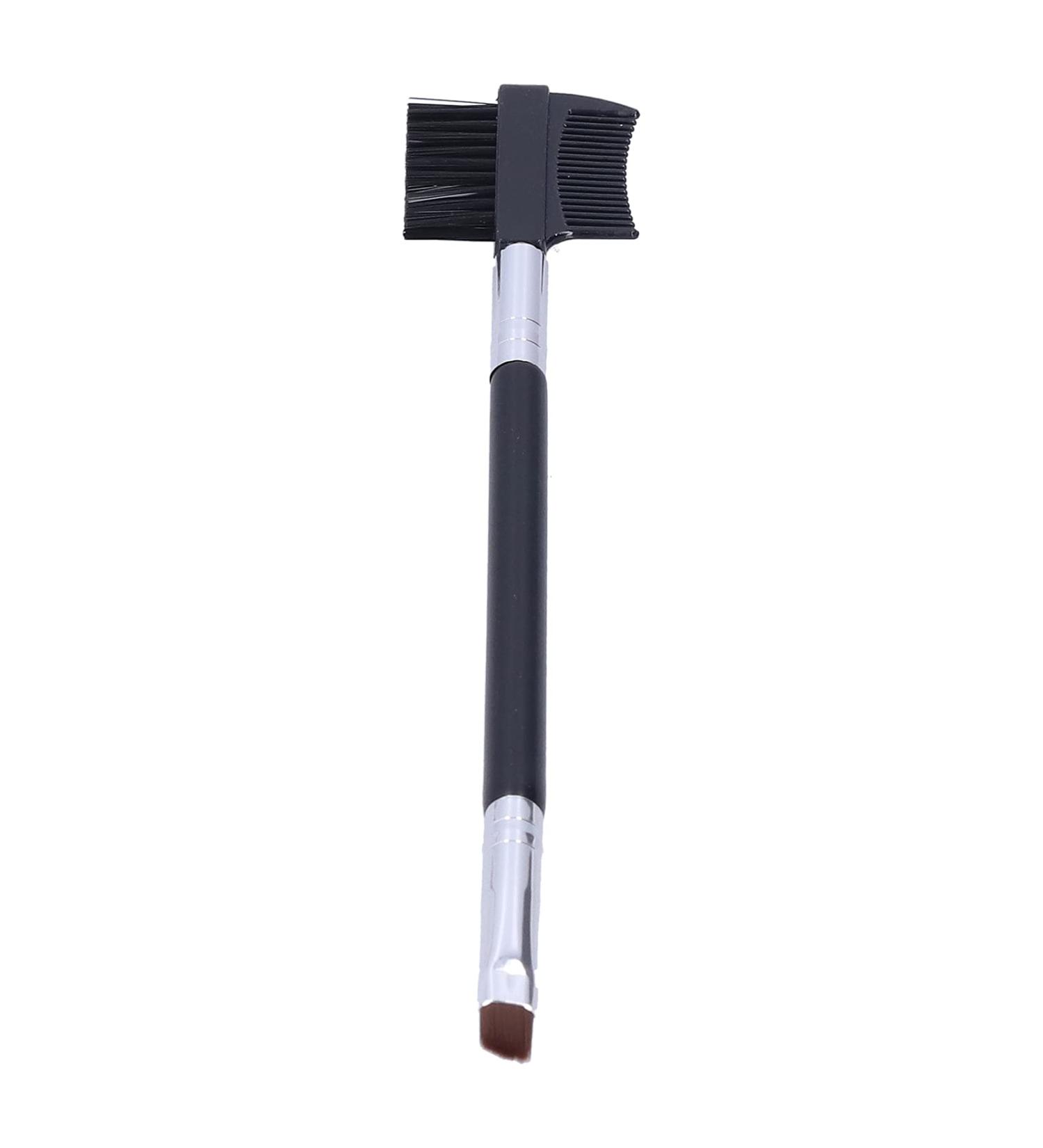 Eyebrow Brush Eyebrow Eyelash Brush Shaper Double Head Eyelash Comb Eyebrow Eyelash Makeup Tool (Double-ended long eyebrow brush) - Buy Online on GoSupps.com