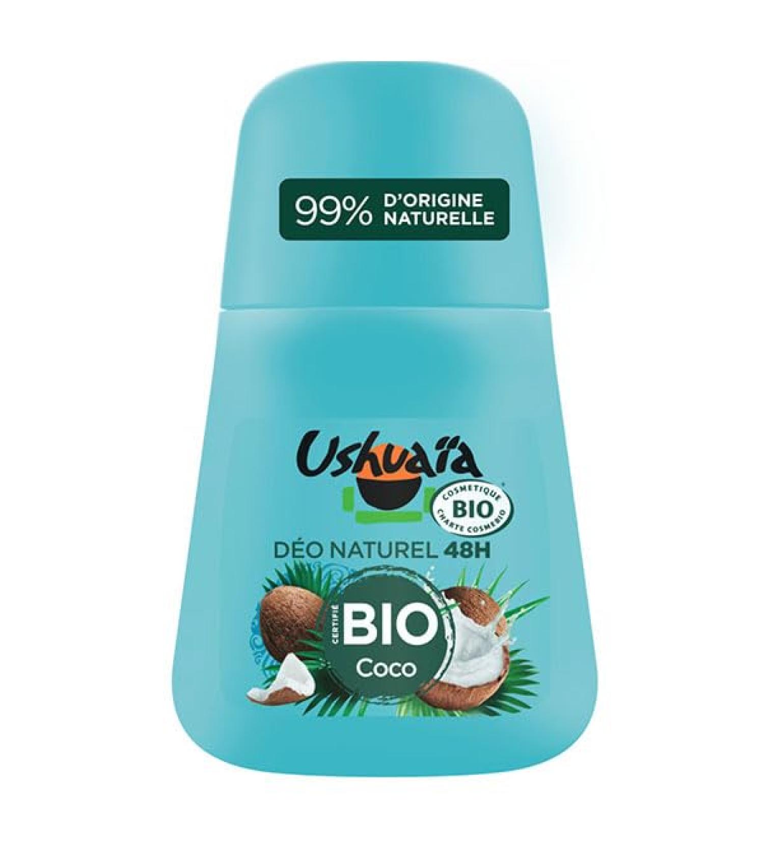 Ushuaia Organic Roll-on Deodorant 48h Coconut 50 ml