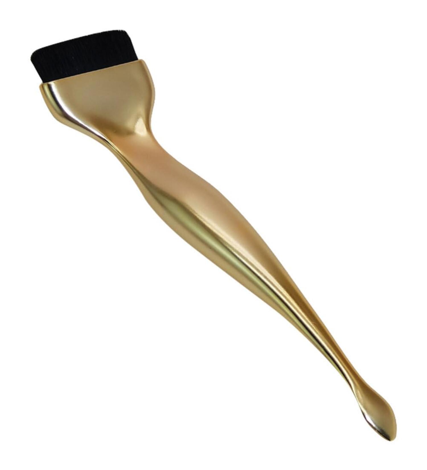 minkissy Makeup Brush Foundation Brush Small Foundation Brush Portable Foundation Brush for Women Golden - Buy Online on GoSupps.com