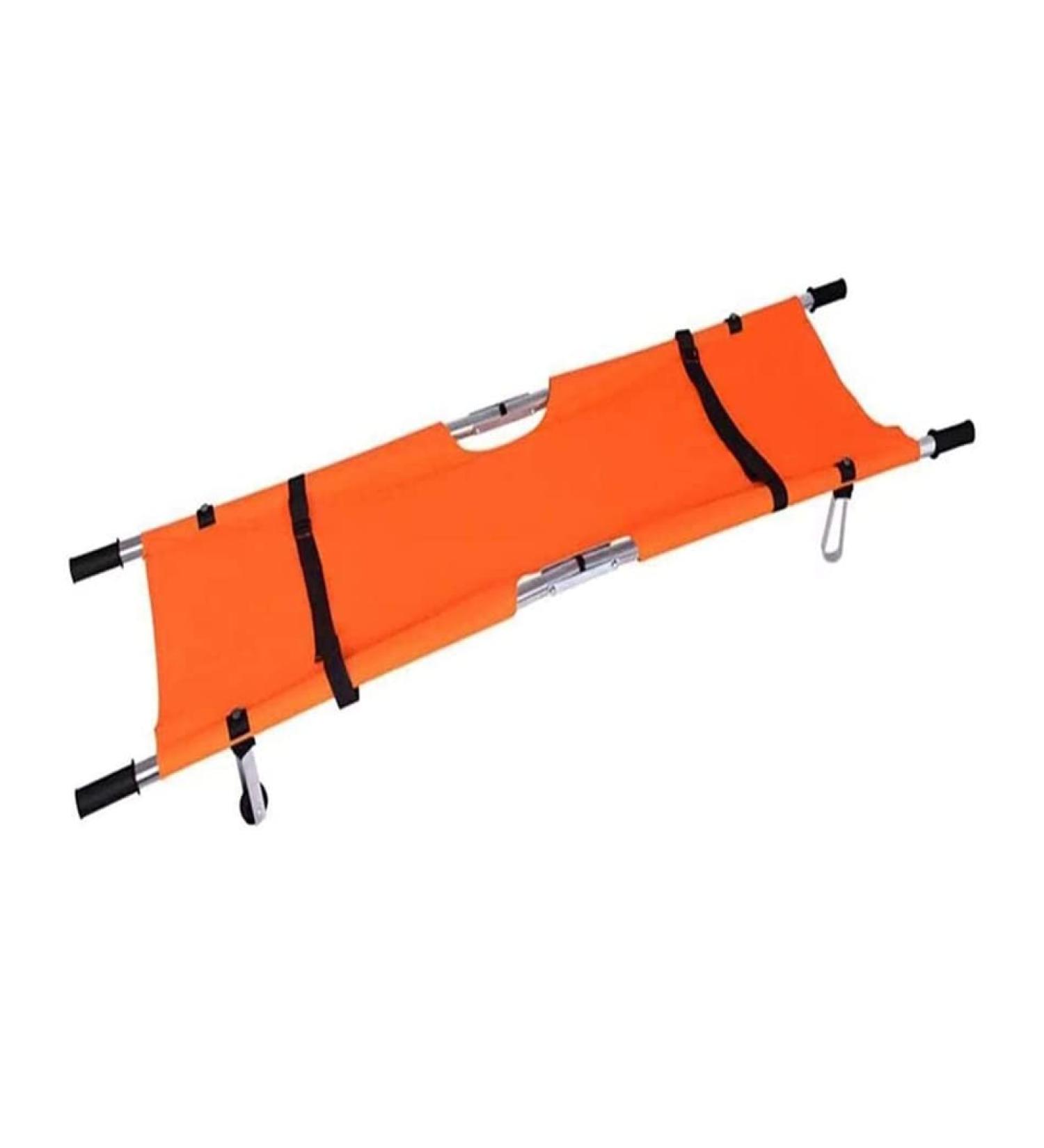 Portable Emergency Rescue Stretcher-Folding with Wheels Aluminum Alloy Emergency Rescue Stair Stretcher-for Hospital Sports Venues Soft Stretcher Camouflage (Orange) - Buy Online on GoSupps.com
