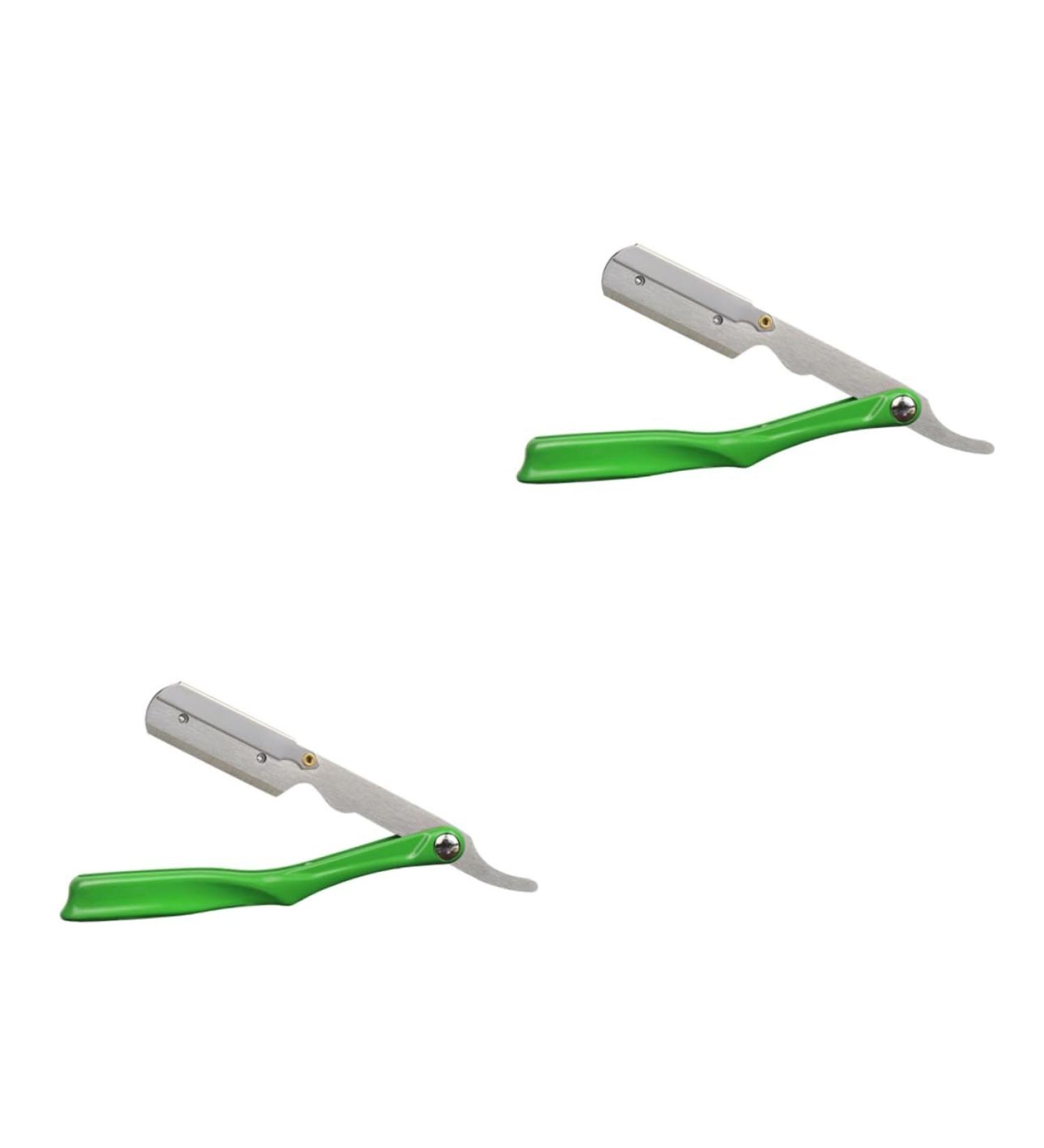 Fomiyes Men's No Steel Shaver - 2 Pieces Vintage Razor for Eyebrows & Beard Grooming at Home - Buy Online on GoSupps.com