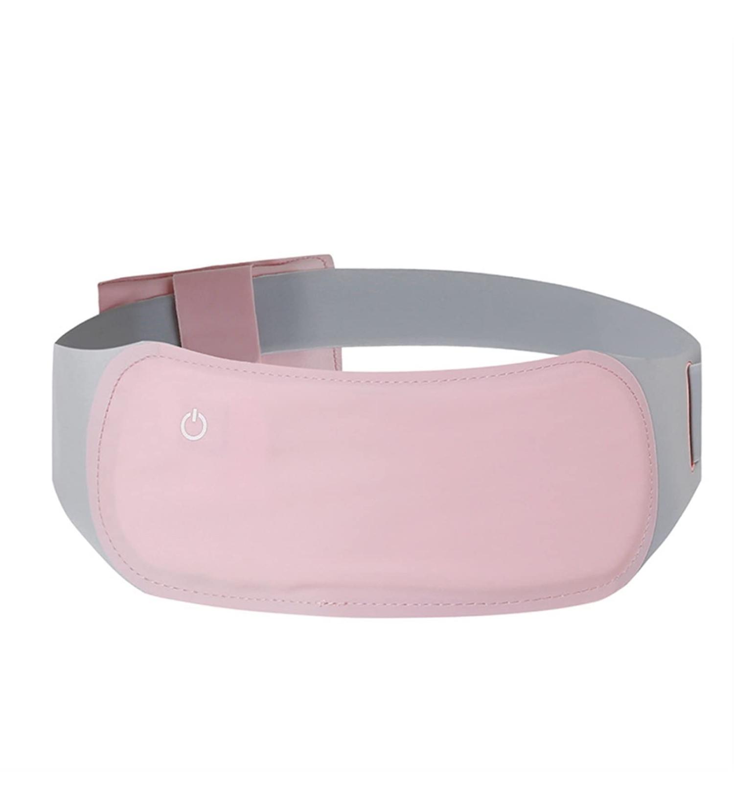 Washable Electrical Heating Palace Belt for Menstrual & Abdominal Pain Relief - 6 Massage Modes | Pink Style 1 - Buy Online on GoSupps.com