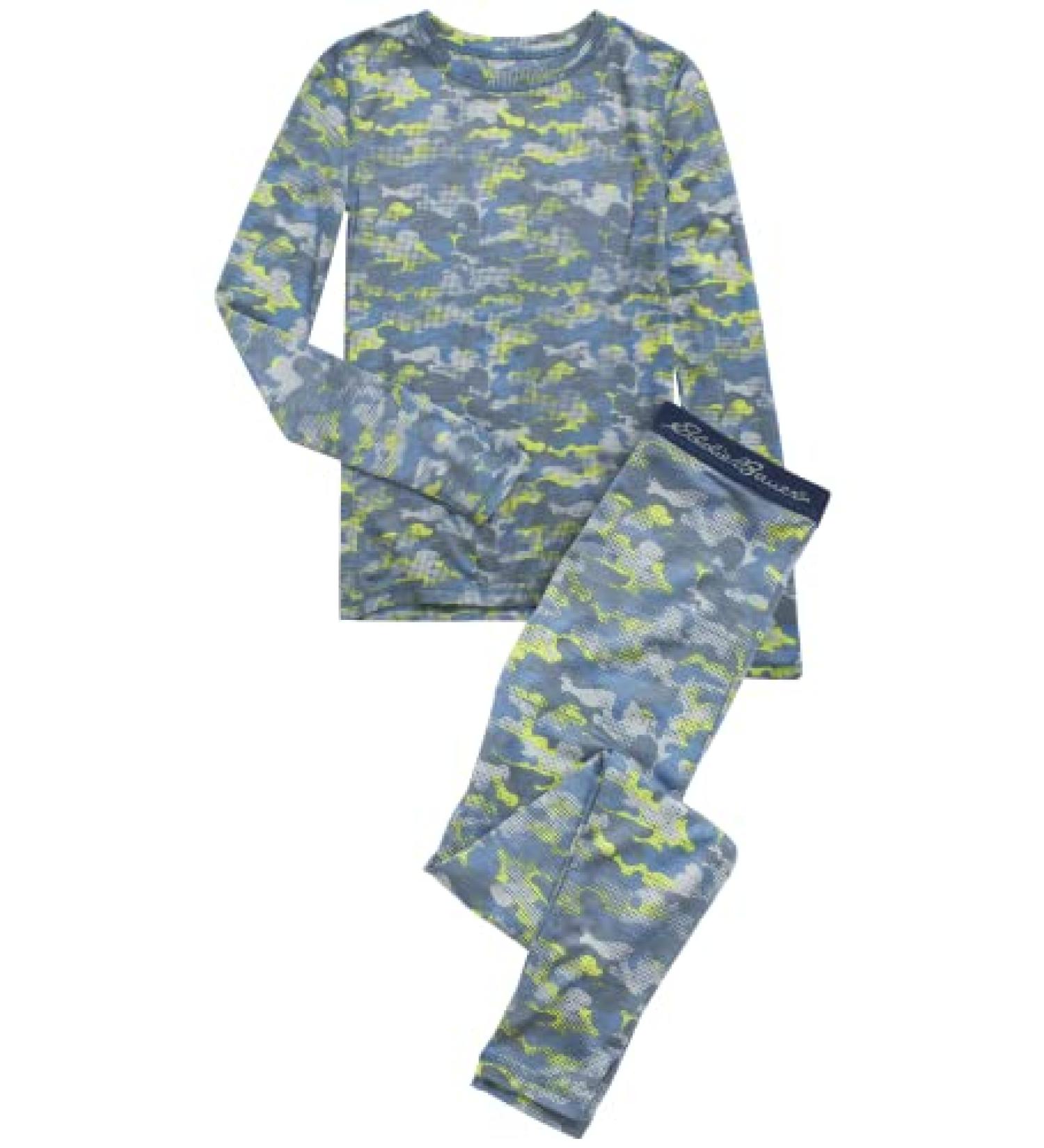 Eddie Bauer Kids' Thermal Underwear Set - Lime Green, Size 5-6 - Buy Online on GoSupps.com