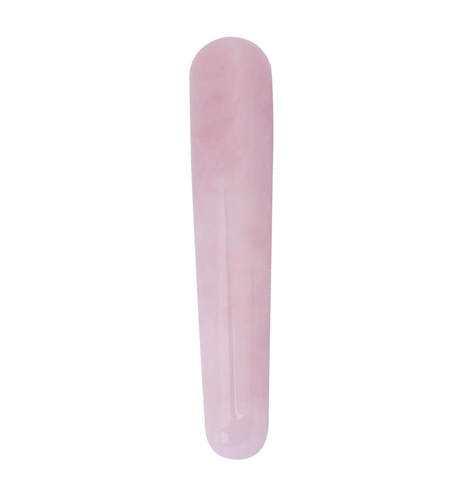 Rose Quartz Massage Tool - Unique Aesthetic Stone for Home & Office | Fine Craftsmanship for Relaxation - Buy Online on GoSupps.com
