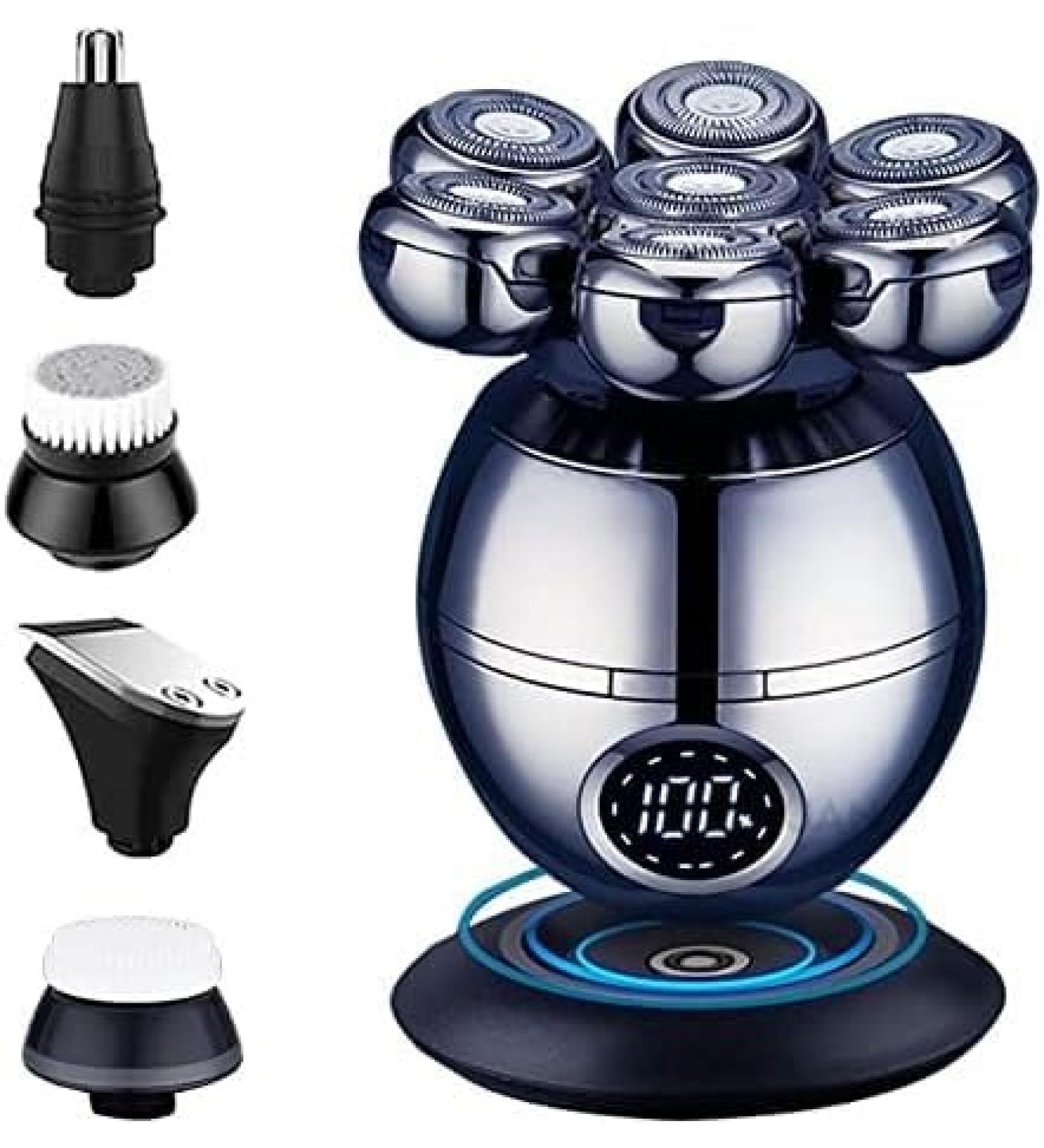 GeRRiT 7D Electric Razor for Men - Waterproof Multi-Function Shaver with LCD Display | Best Electric Razors for a Smooth Shave - Buy Online on GoSupps.com