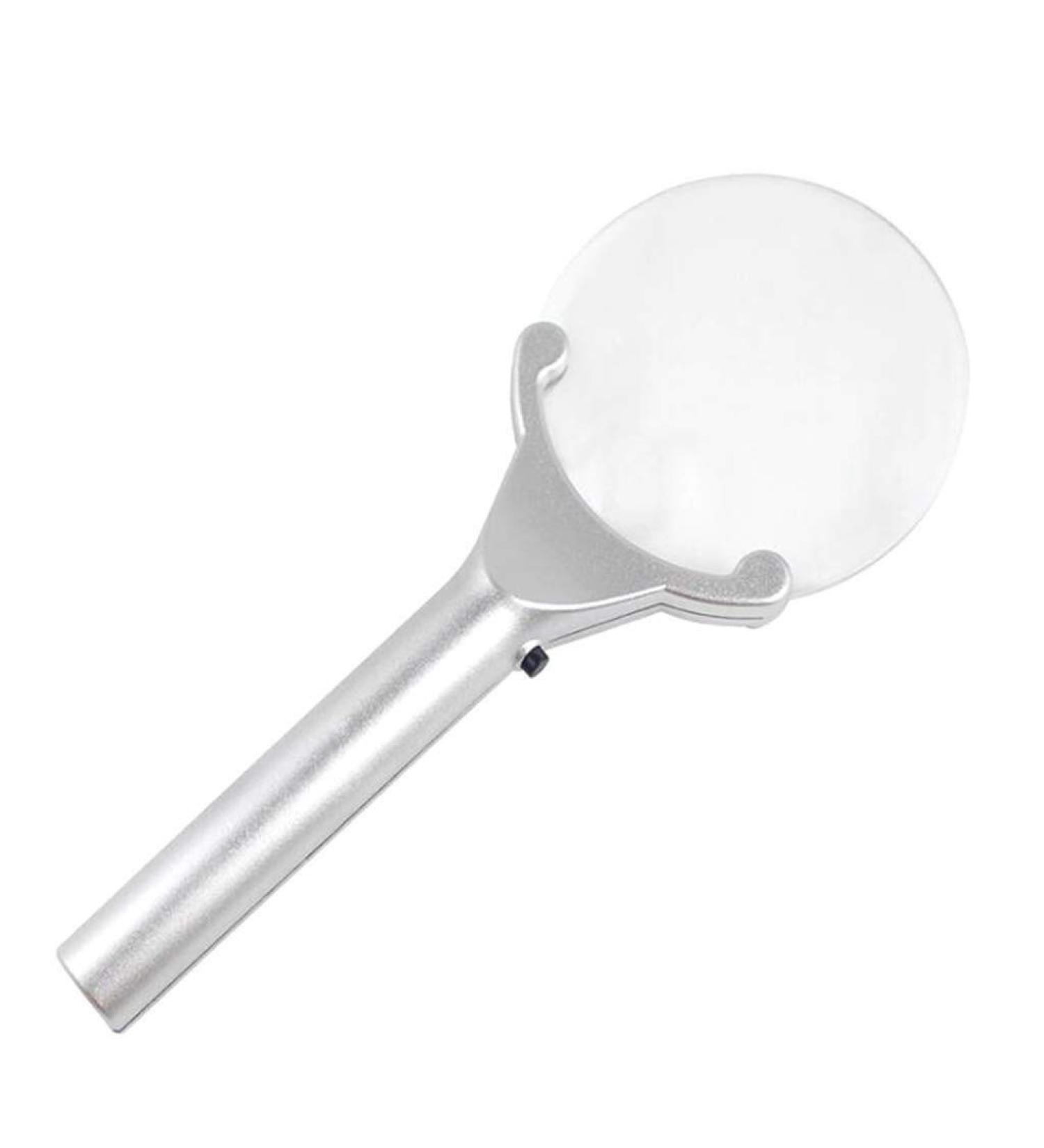 Educational Hobby Magnifiers Two Led Lights Without Frame Magnifying Glass Open 90Mm Acrylic Lens with Lamp Reading Atmosphere - Buy Online on GoSupps.com