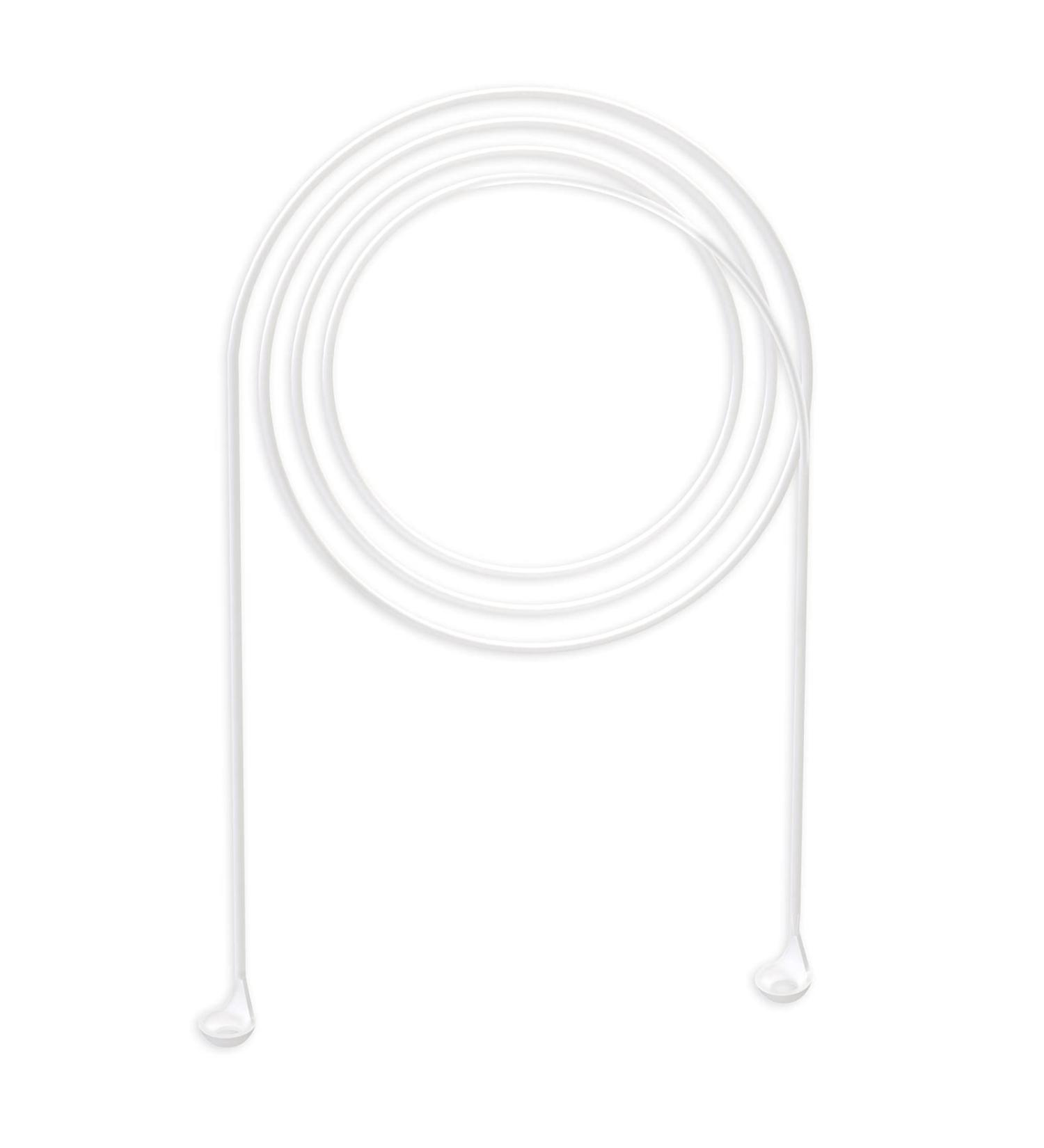 2 Pairs  Hearprotek Earplugs Connector Cord White