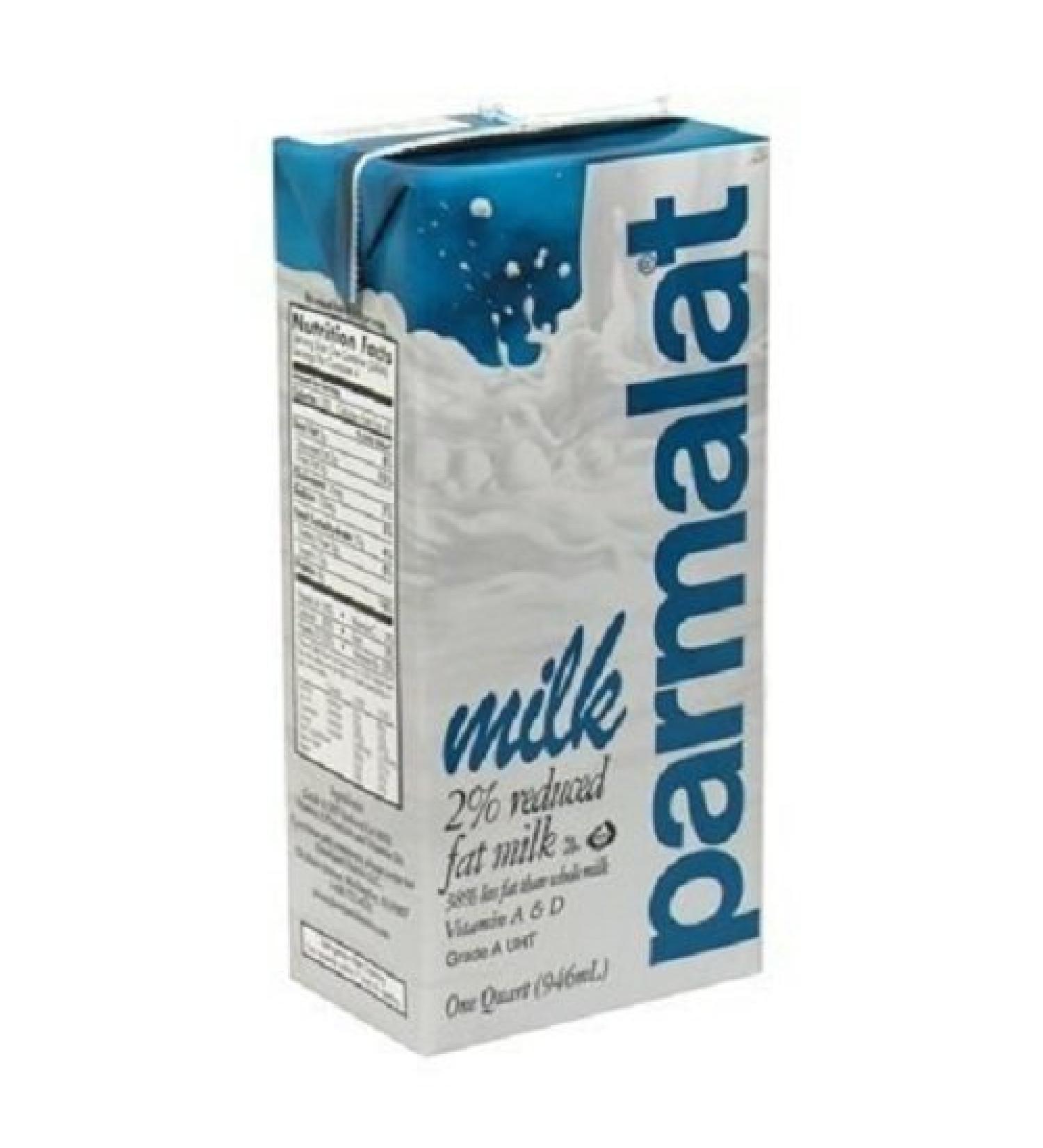 Parmalat Shelf Stable 2% Reduced Fat Milk 1 Qt (Pack of 3)