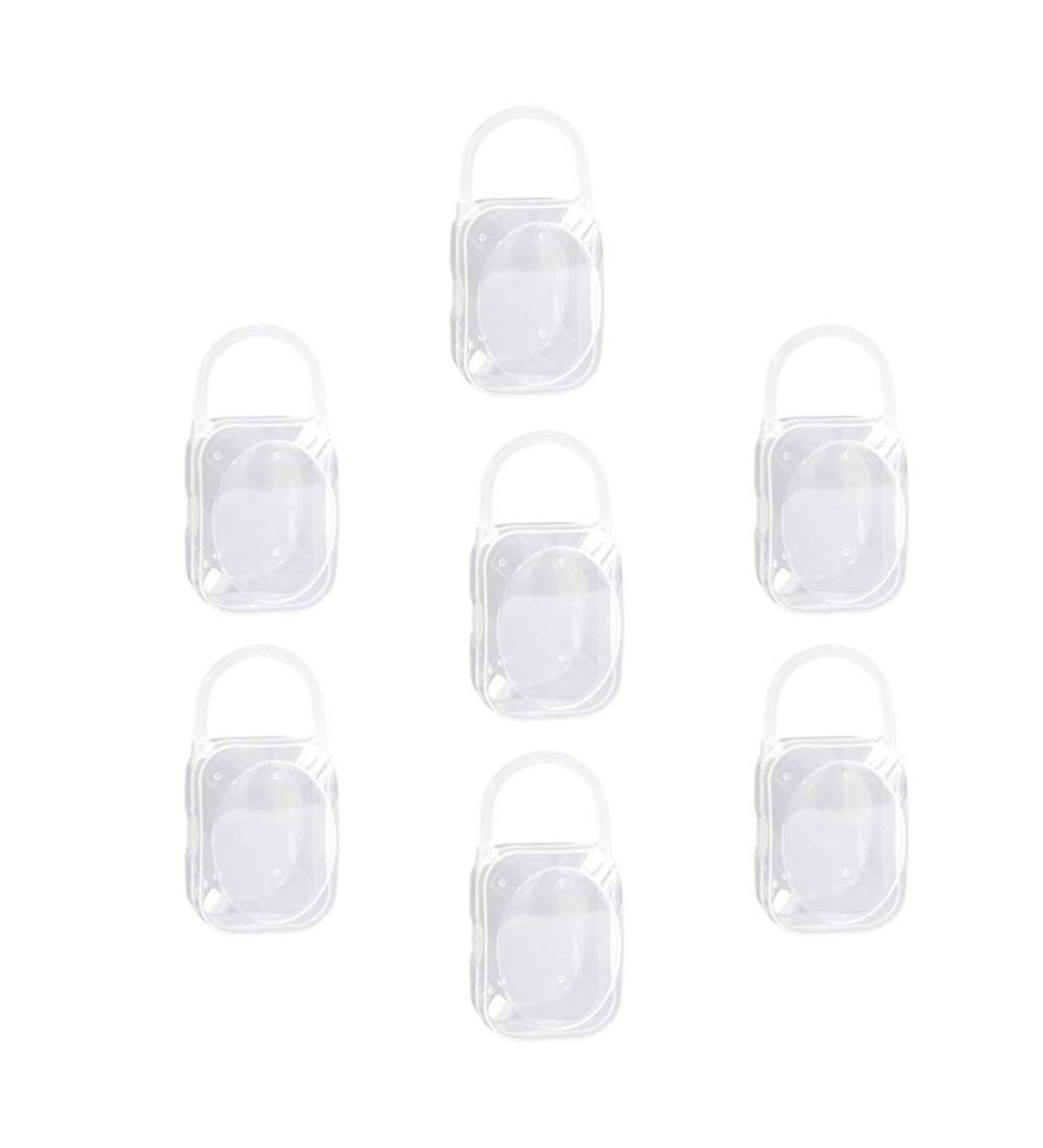 Exceart 7-Pc Pacifier Holder Set - Molar-Goan Suitcase & Box for Baby Accessories | Perfect for Home & Travel - Buy Online on GoSupps.com