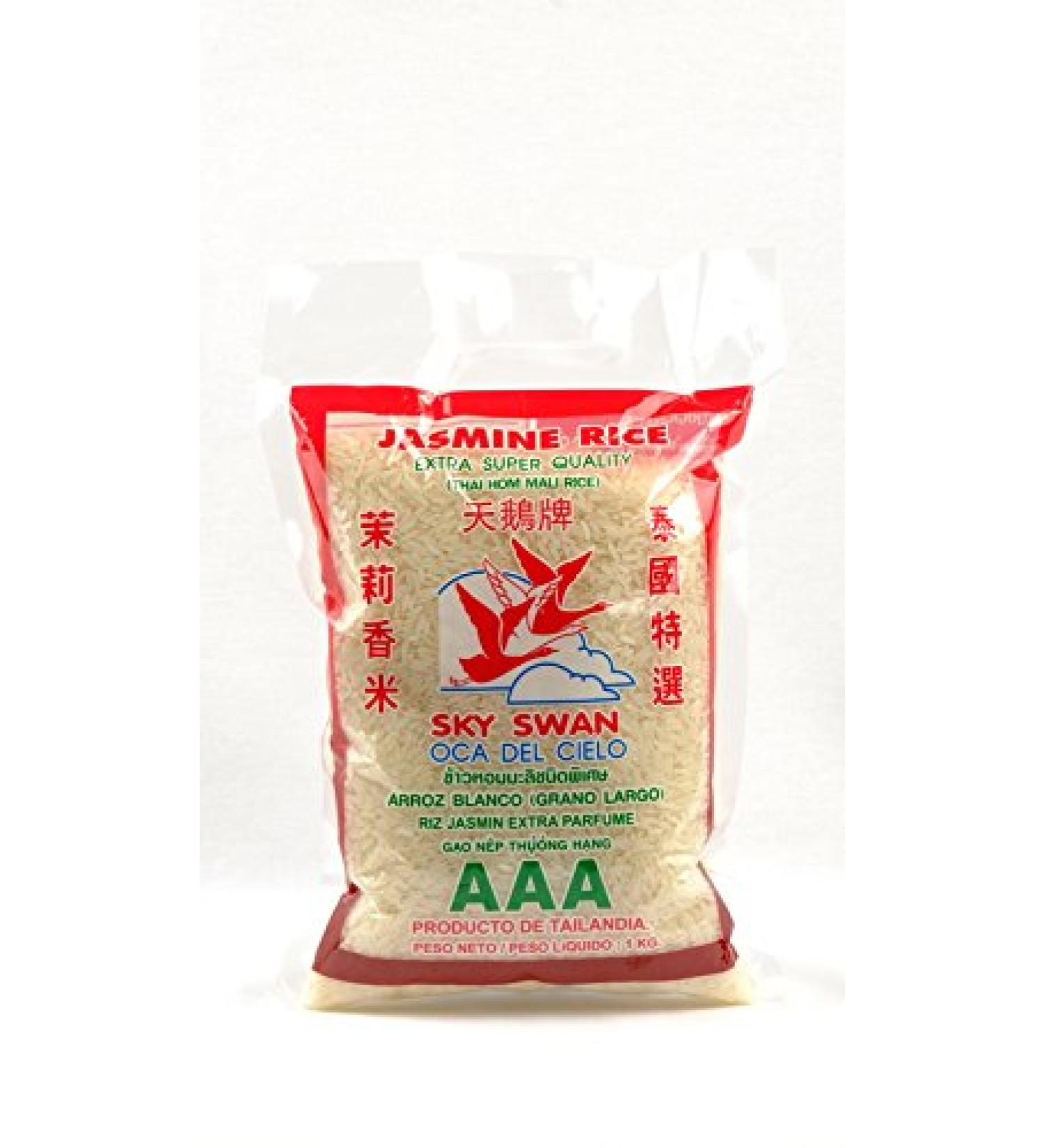  SKY SWAN Sky Swan - Aromatic Jasmine Rice from Thailand 1 Kg - Buy Online on GoSupps.com