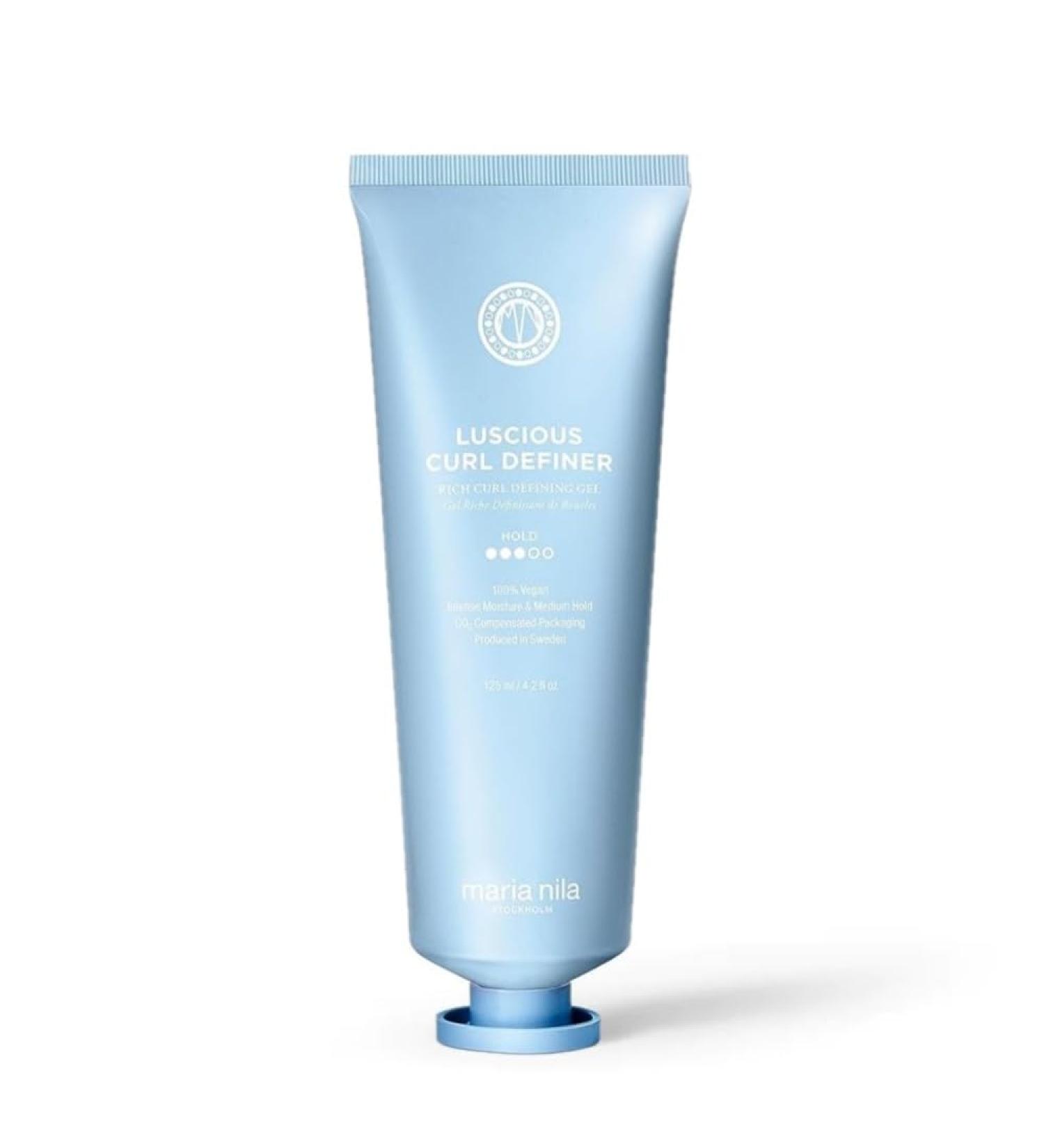 Maria Nila Coils & Curls For Curly & Wavy Hair Jojoba oil to Stay Hydrated while Washing Shea butter for Curl Enhancement 100% Vegan Luscious Curl Definer 4.2 Fl Oz