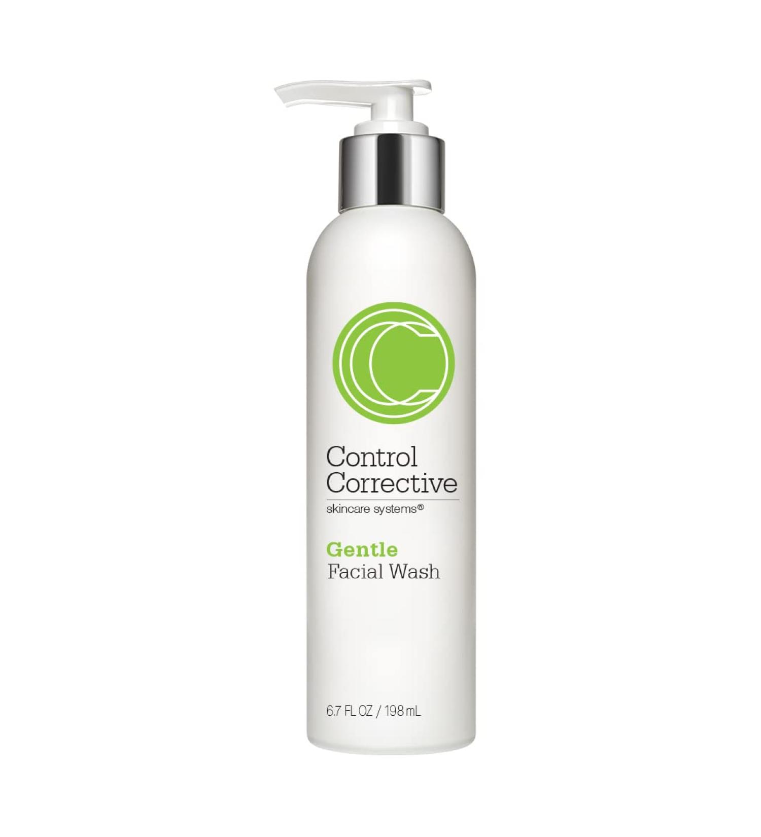 CONTROL CORRECTIVE Gentle Facial Wash - Hydrating Aloe Vera Cleanser for Normal & Combination Skin | 6.7 Oz Gel to Foam - Buy Online on GoSupps.com