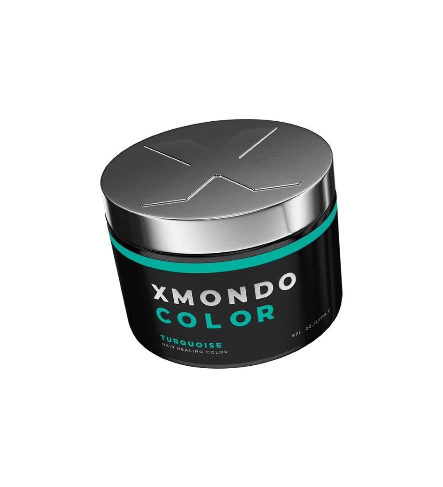 XMONDO Turquoise Hair Healing Color 8 Fl Oz - Vegan Formula with Hyaluronic Acid - Bond Building Technology - Semi Permanent Dye - Buy Online on GoSupps.com