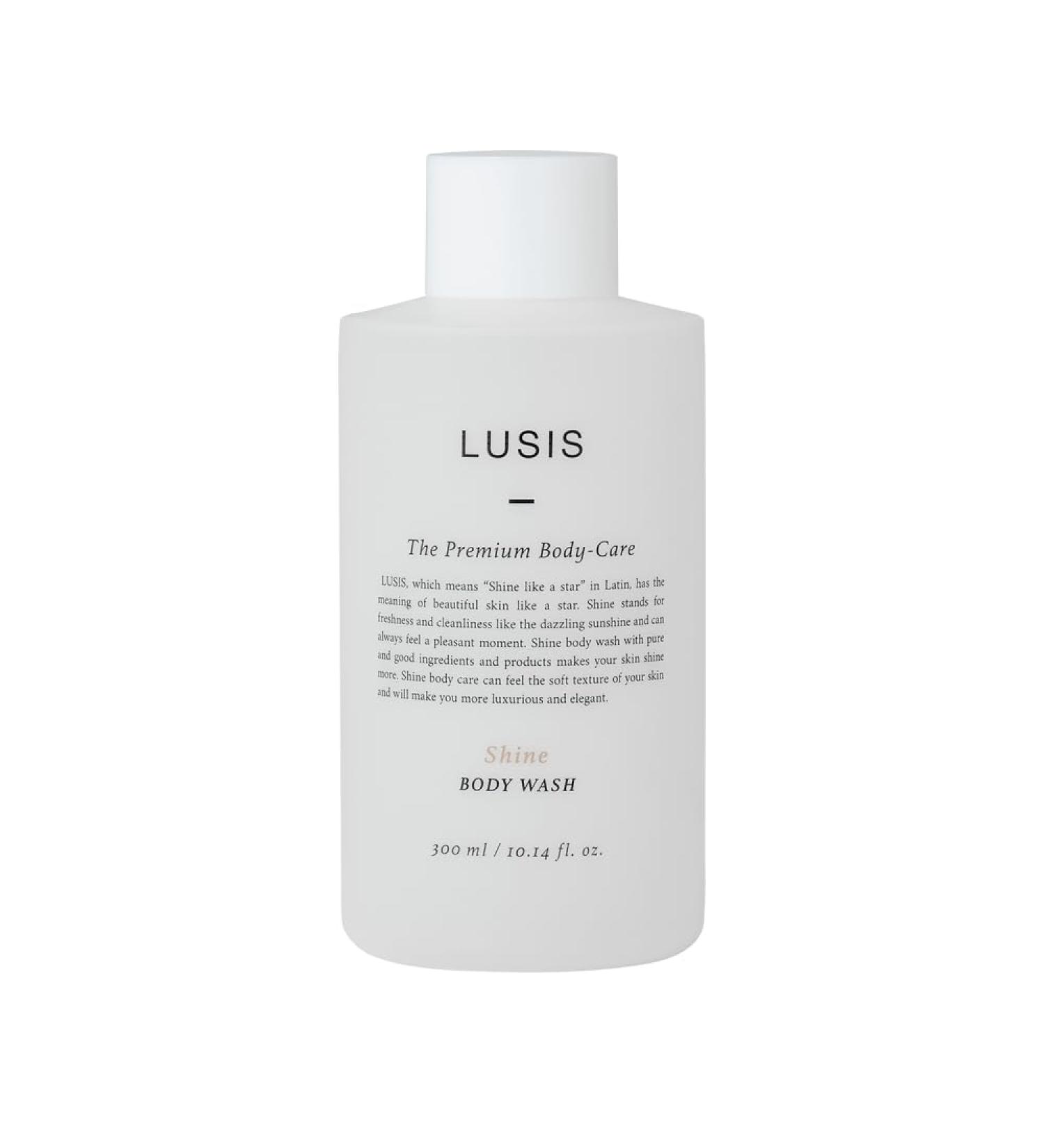 LUSIS Shine Body Wash - Moisturizing Allergen-Free Body Cleanser 300ml | International Shipping - Buy Online on GoSupps.com