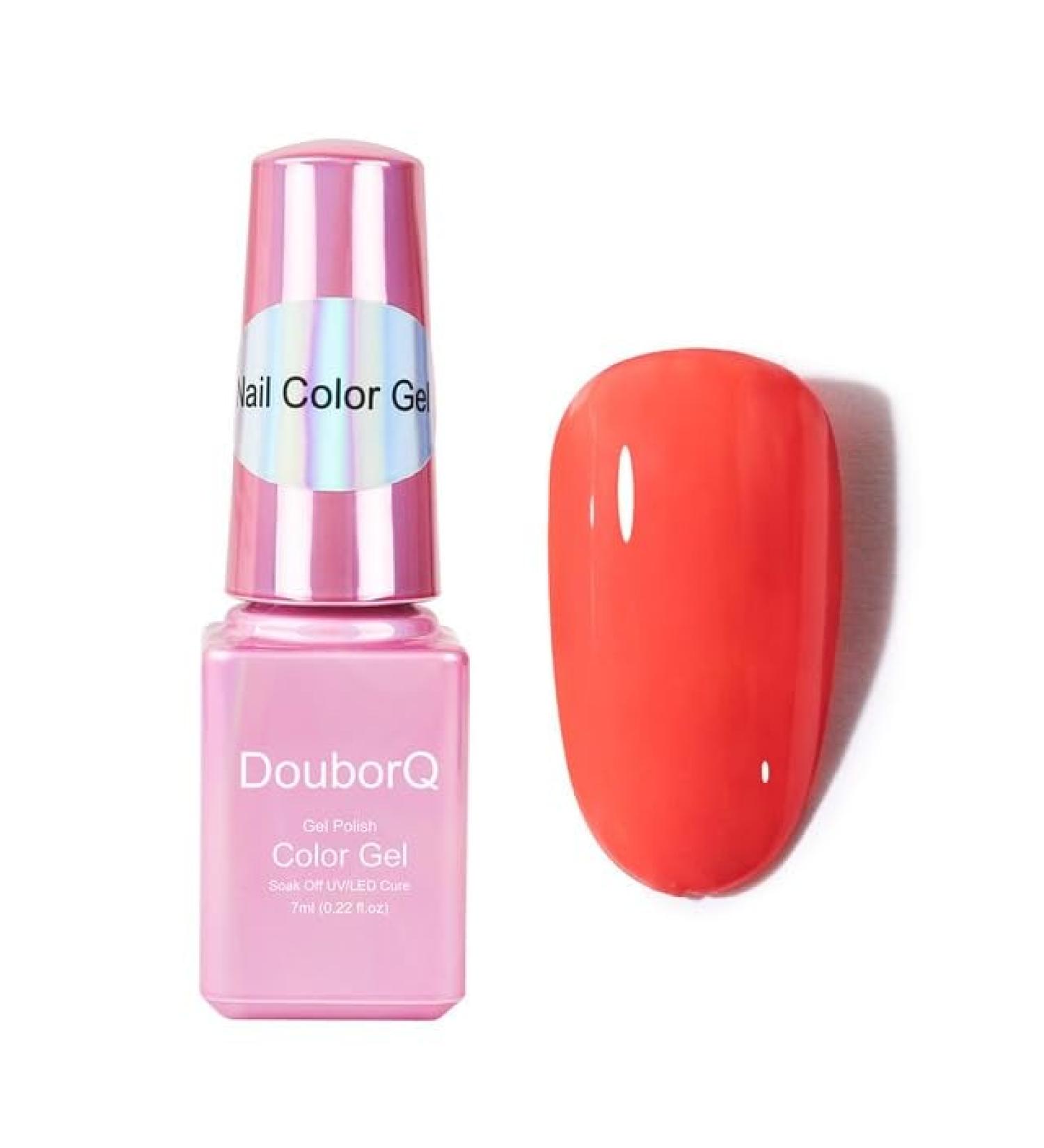 7ml Soak Off Gel Nail Polish Semi Permanent Solid Lamp Varnishes Manicure Top Coat DIY UV Base Nails - (Color: 46) - Buy Online on GoSupps.com