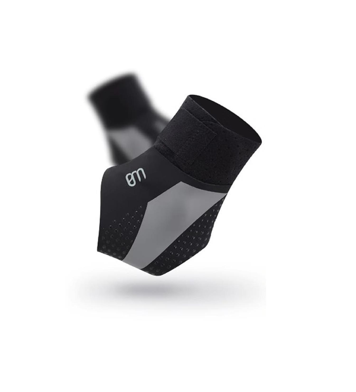Adjustable Elastic Ankle Brace for Men & Women - Breathable Compression Sleeve for Foot Support - Easy to Wear - Black - Buy Online on GoSupps.com