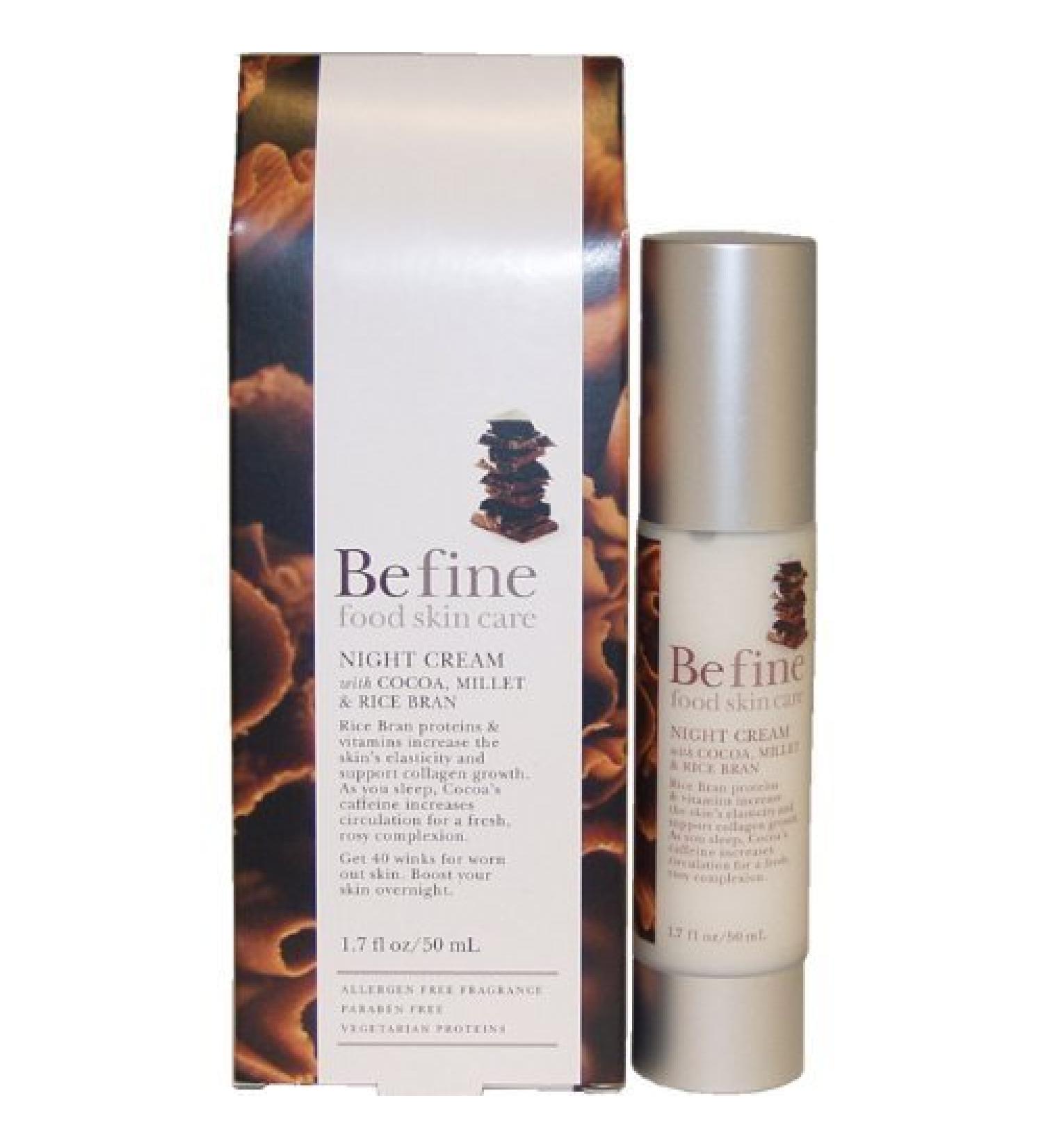 Night Cream with Cocoa Millet and Rice Bran by Befine 1.7 Ounce