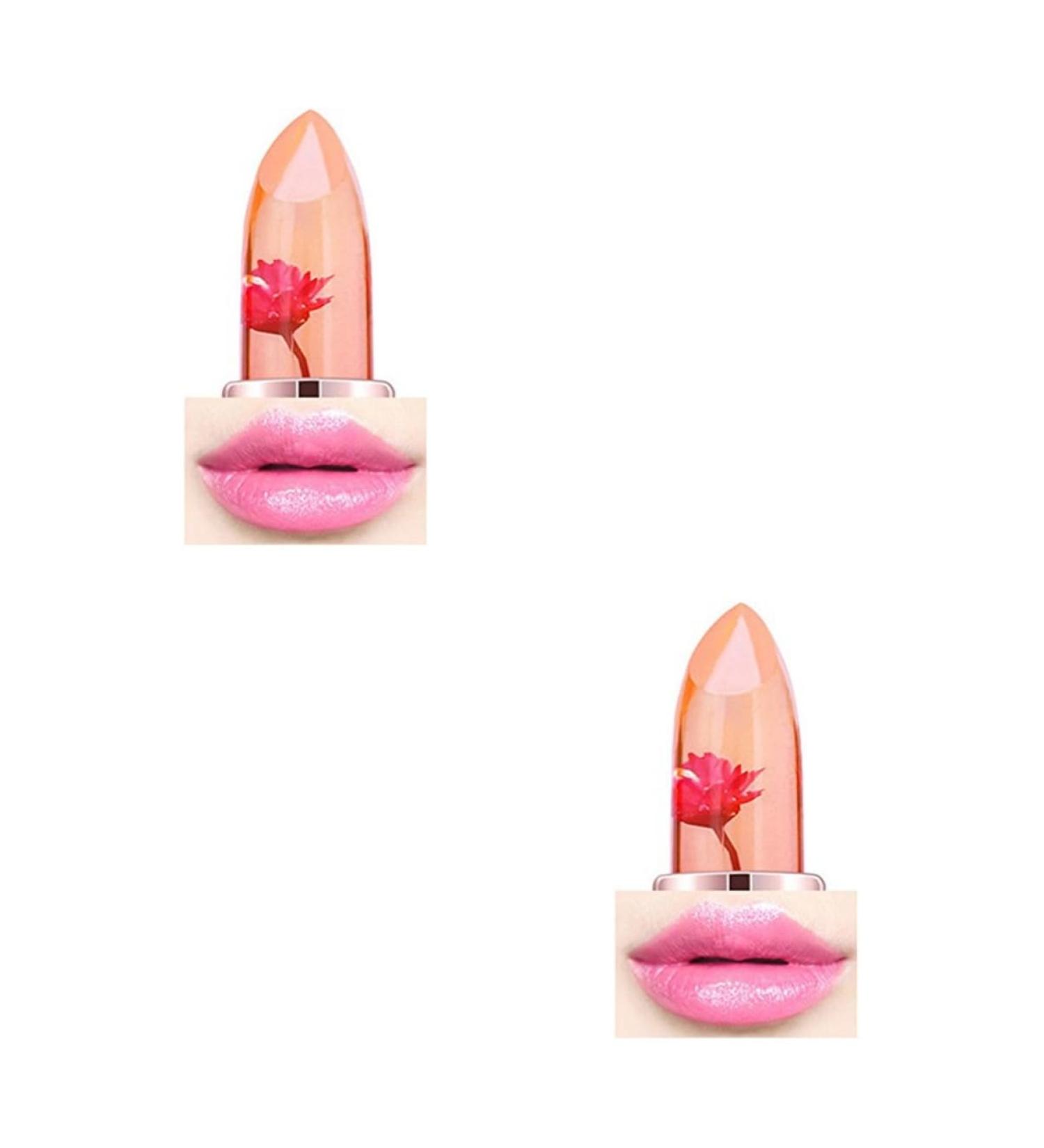 FRCOLOR 2Pcs Lip Gloss Lipstick Jelly Lipstick Lip Balm Mediumx2pcs as shown x 2pcs - Buy Online on GoSupps.com