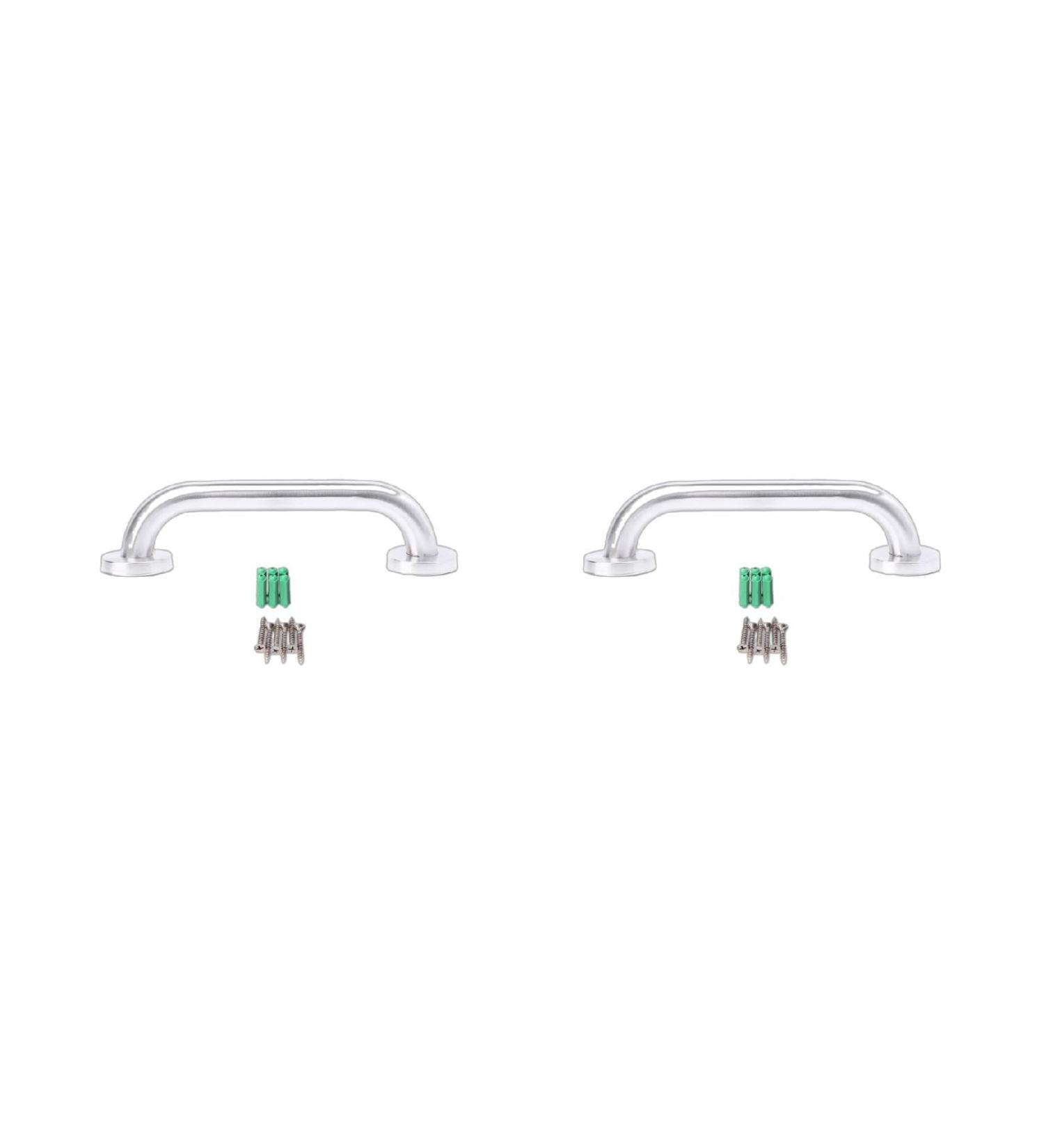 MCAORI 25cm Bathroom Shower Tub Handrail Stainless Steel Safety Toilet Support Rail Gra 2pcs - Buy Online on GoSupps.com
