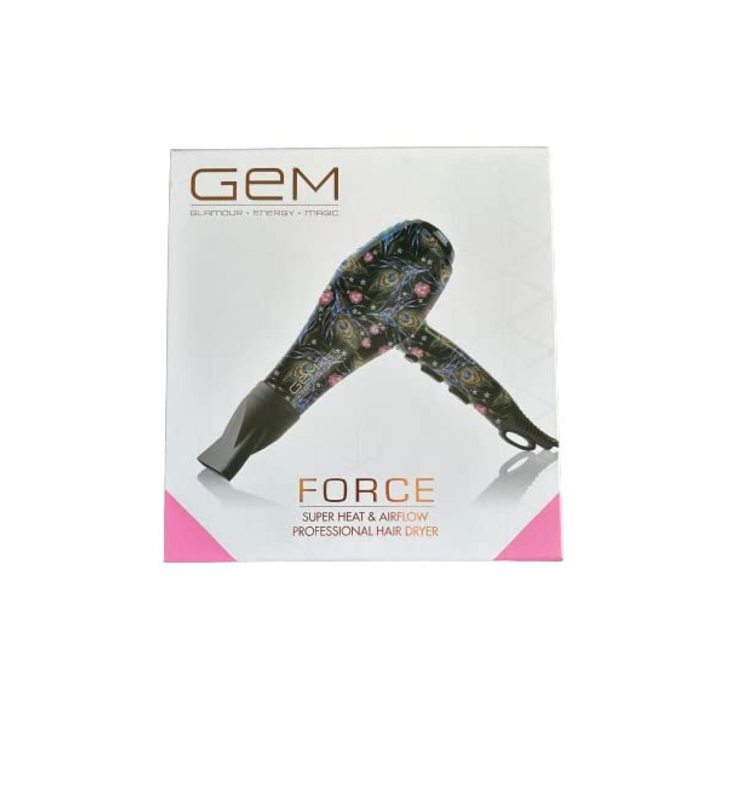 Gem Force Intense Ionic Hair Dryer - Peacock 2023 | Fast International Shipping | Buy Now - Buy Online on GoSupps.com