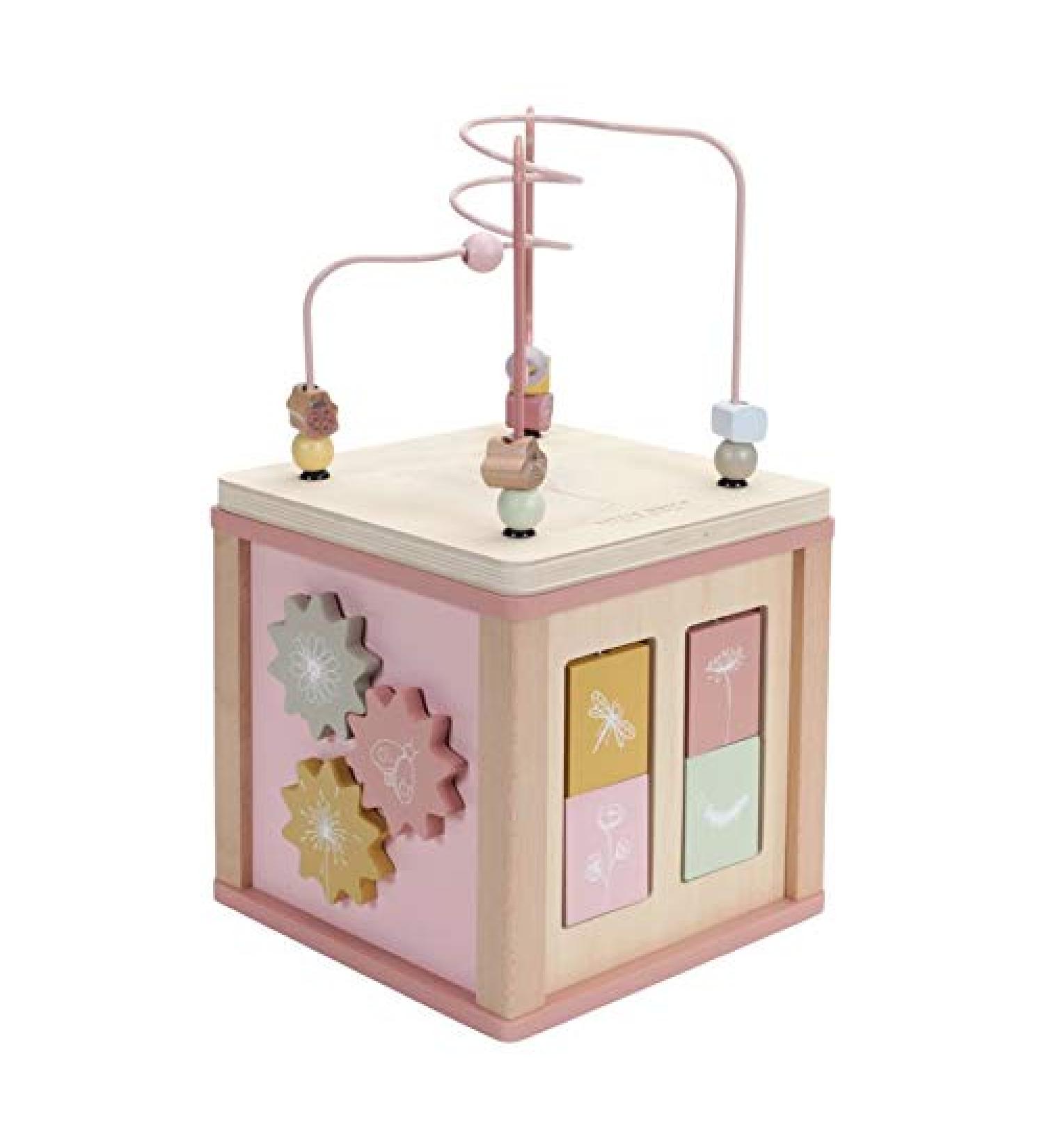 Buy Little Dutch 7028 Motor Skills Loop Activity Cube - International Shipping Available | Enhance Child Development - Buy Online on GoSupps.com