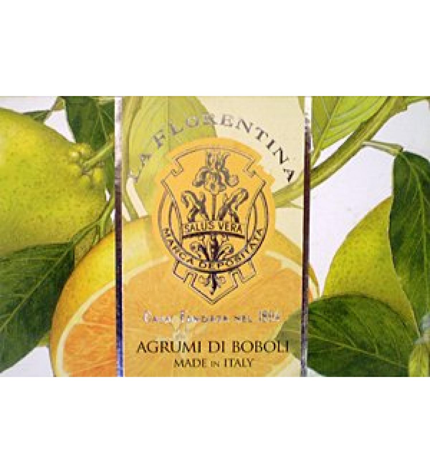 La Florentina Tuscany Agrumi Di Boboli Citrus Luxury Single Soap 10.5 Oz. From Italy