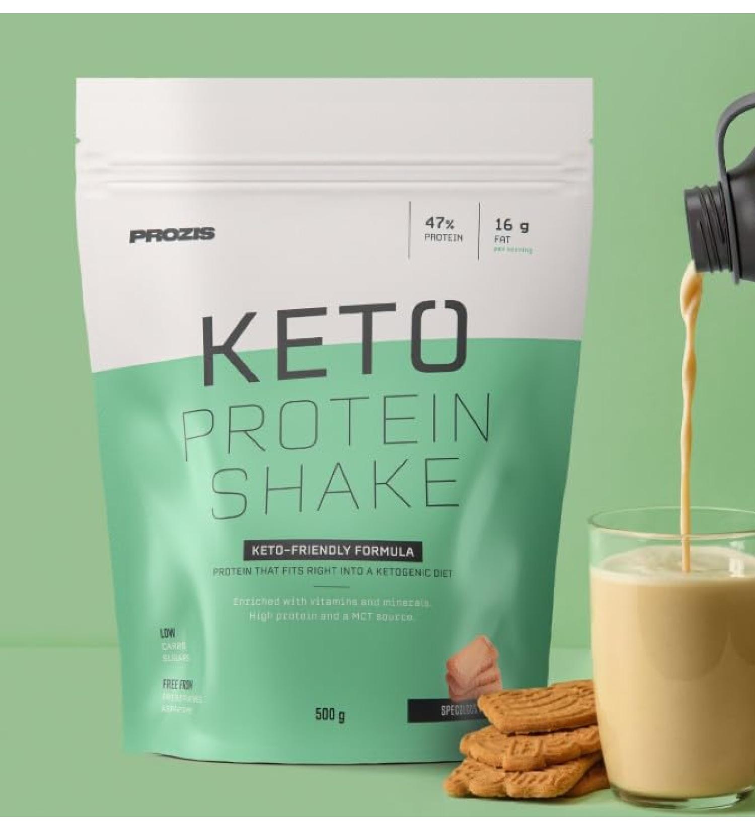 Prozis Keto Protein Shake 500 gr - prot ines adapt es un r gime c tog ne multi-go ts (sp culoos) Miroir