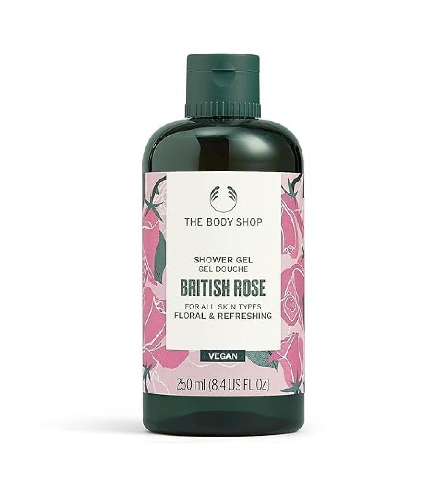 British Rose Shower Gel 250 ML | Refreshing Cleanser for All Skin Types - International Shipping Available - Buy Online on GoSupps.com