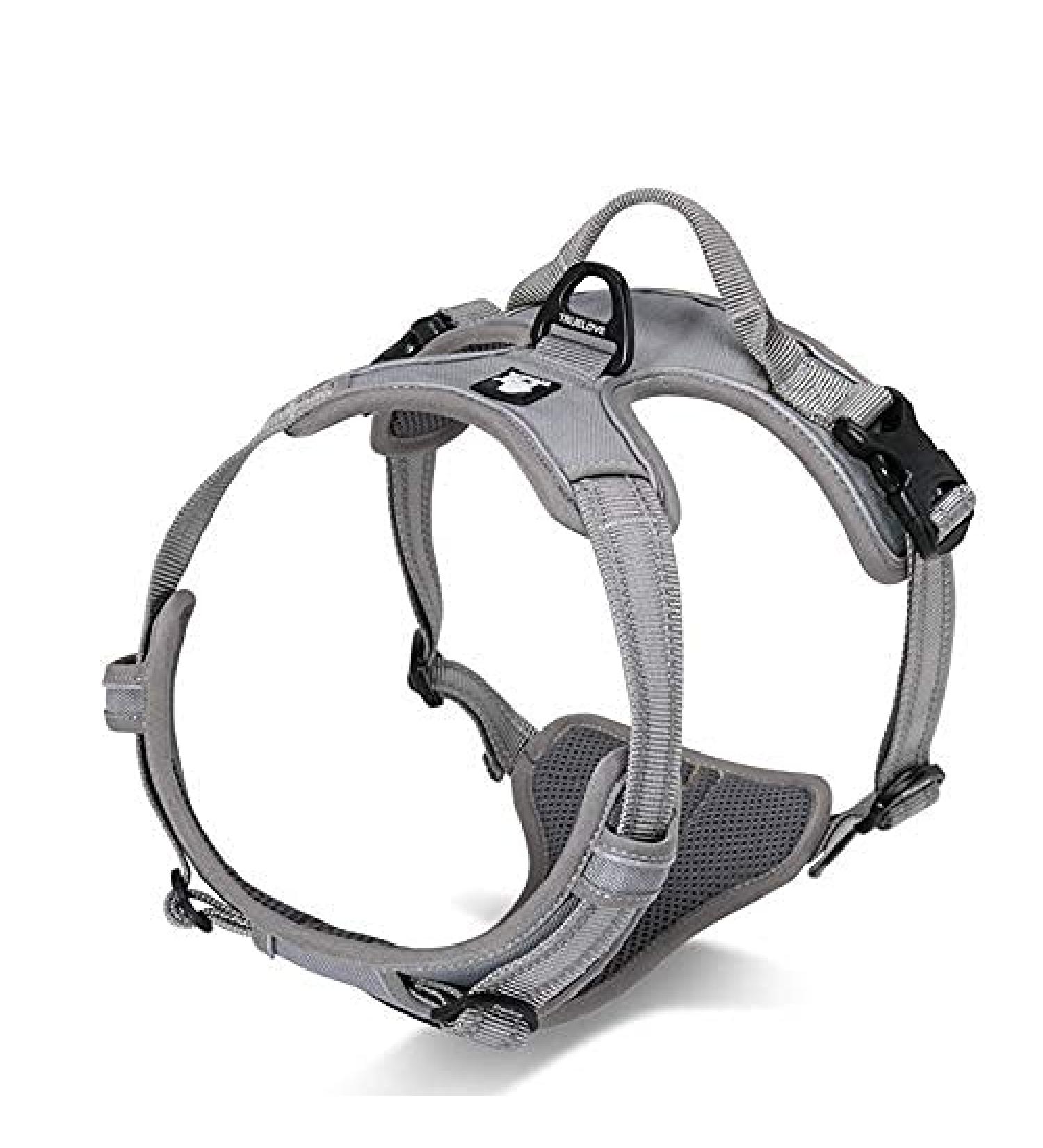 Buy Winhyepet TrueLove Dog Harness - Reflective Adjustable No-Sweater Design Control Handle for All Dog Sizes - TLH5651 L Gray - Buy Online on GoSupps.com