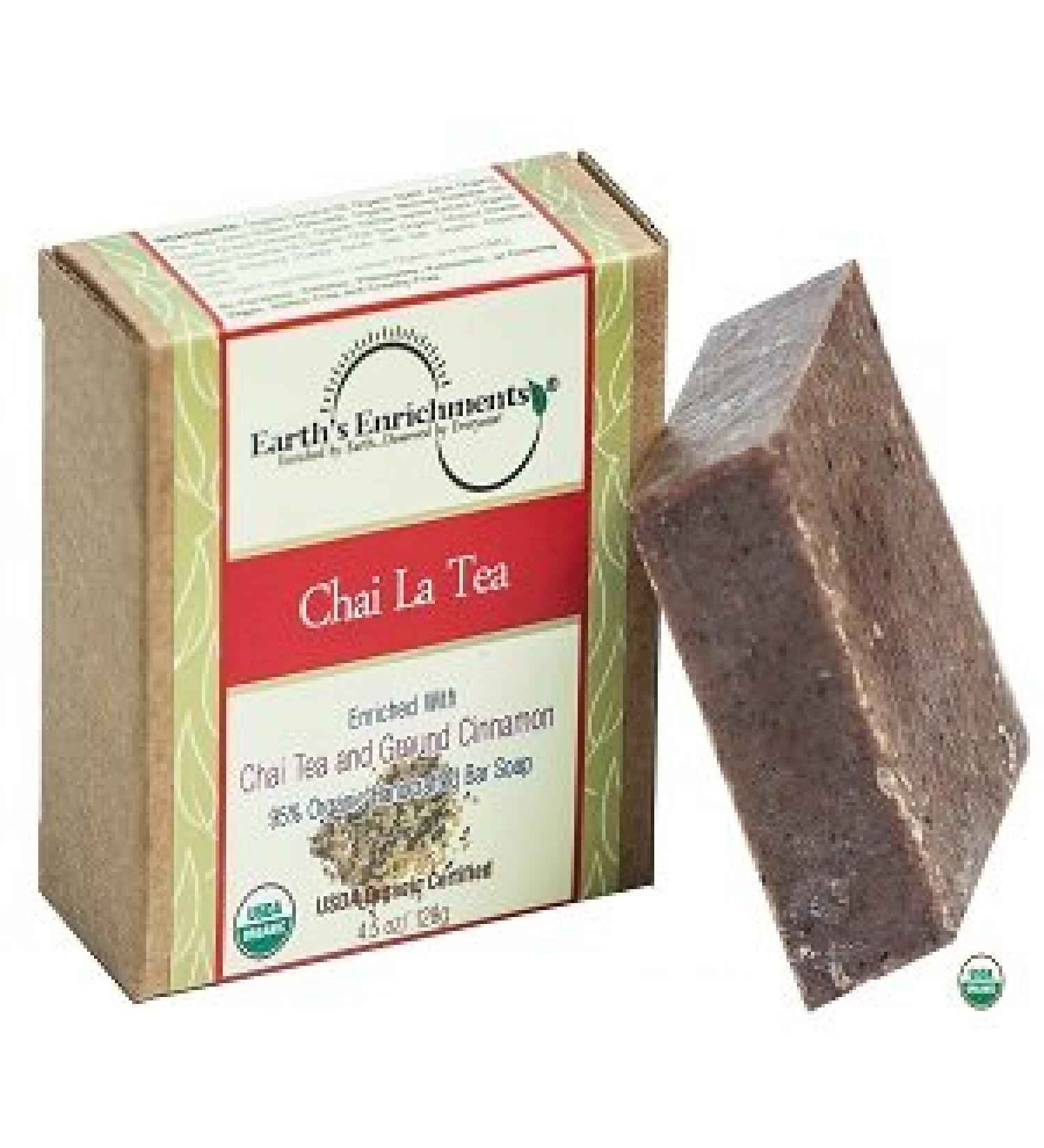 Buy EARTHS ENRICHMENTS Chai La Tea Soap Bar | 4.5 OZ | Natural & Organic | International Shipping Available - Buy Online on GoSupps.com