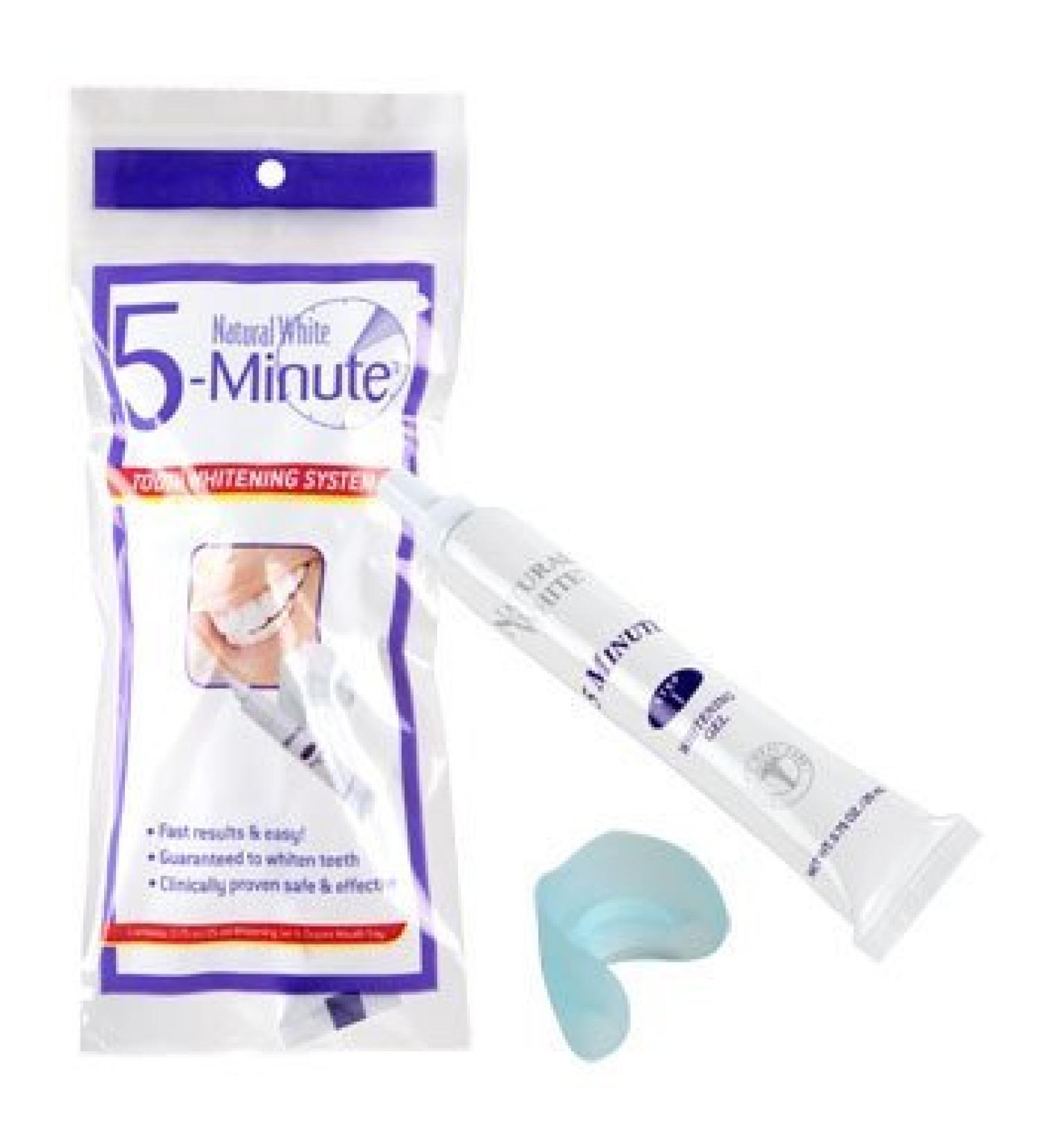 Teeth Whitening Kit-Natural White 5-Minute Teeth Whitening Kits-Fast Tooth Whitening System (Pack of 3) Guaranteed to Whiten Teeth Have White Teeth for The Holidays Stocking Stuffer Idea