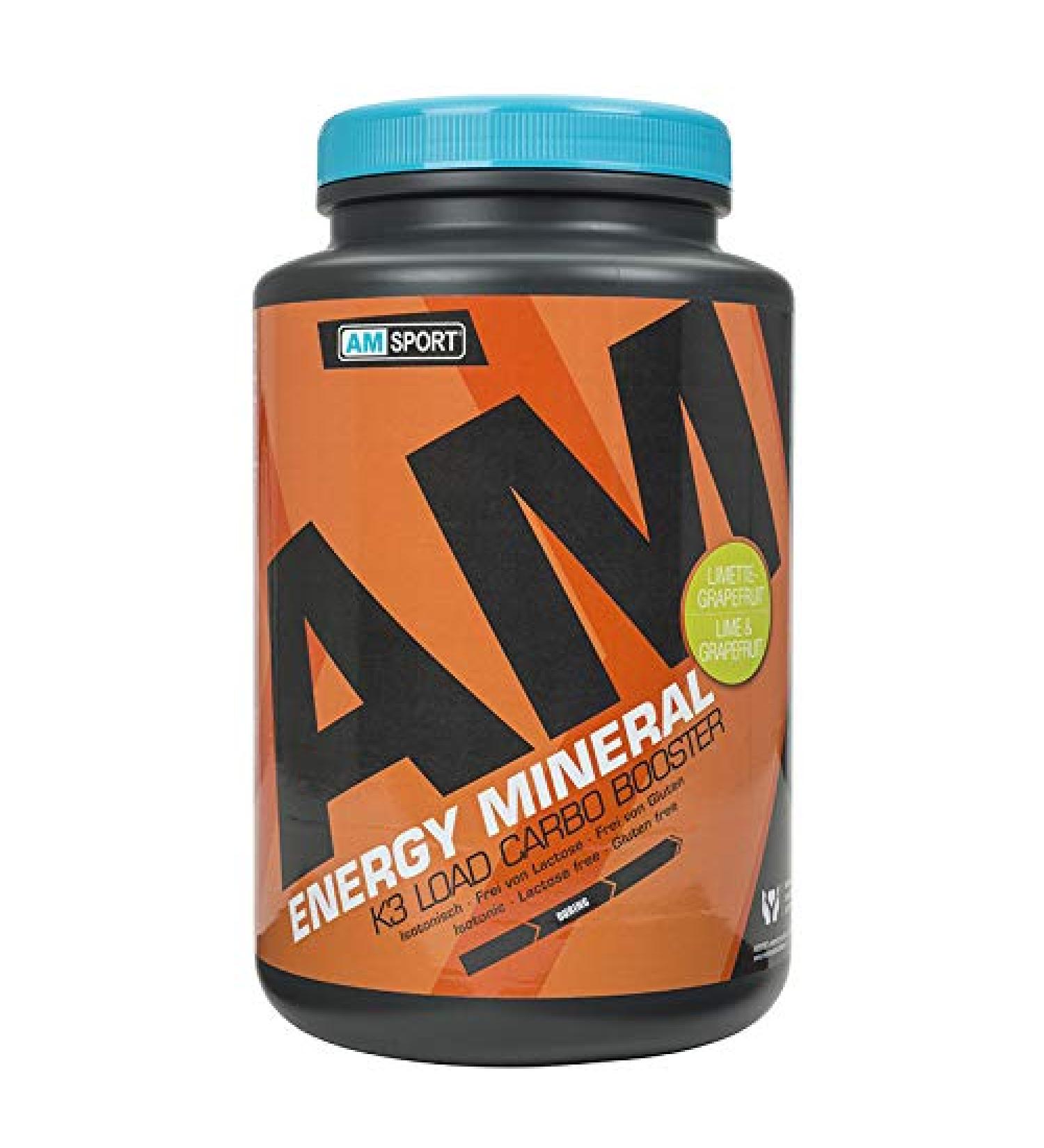 AMSPORT Energy Mineral Limette Grapefruit 1700G isotonic beverage powder with electrolytes and vitamins lime grapefruit 1.7 kg (1 Pack)